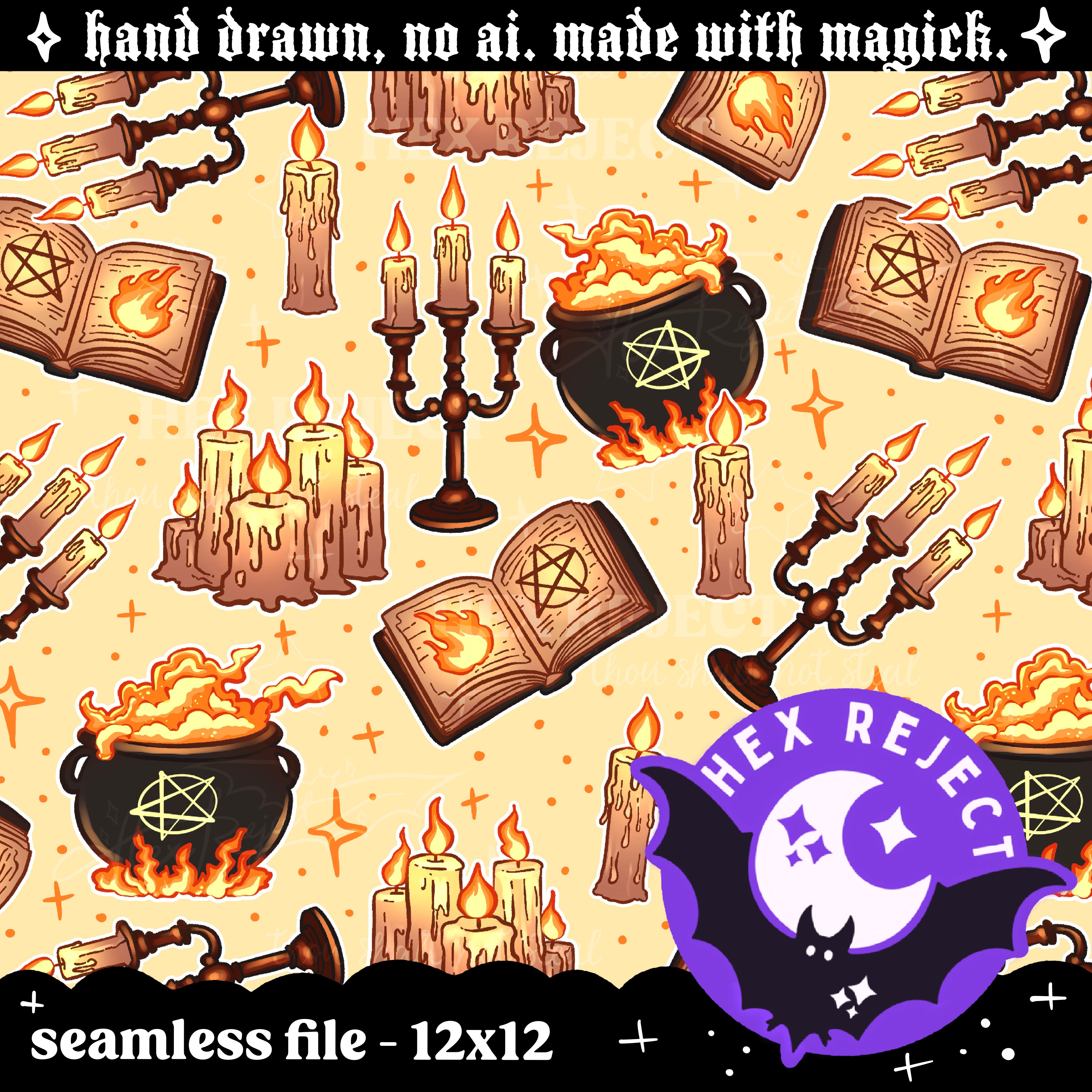 Fire Witch Coords - Seamless Files