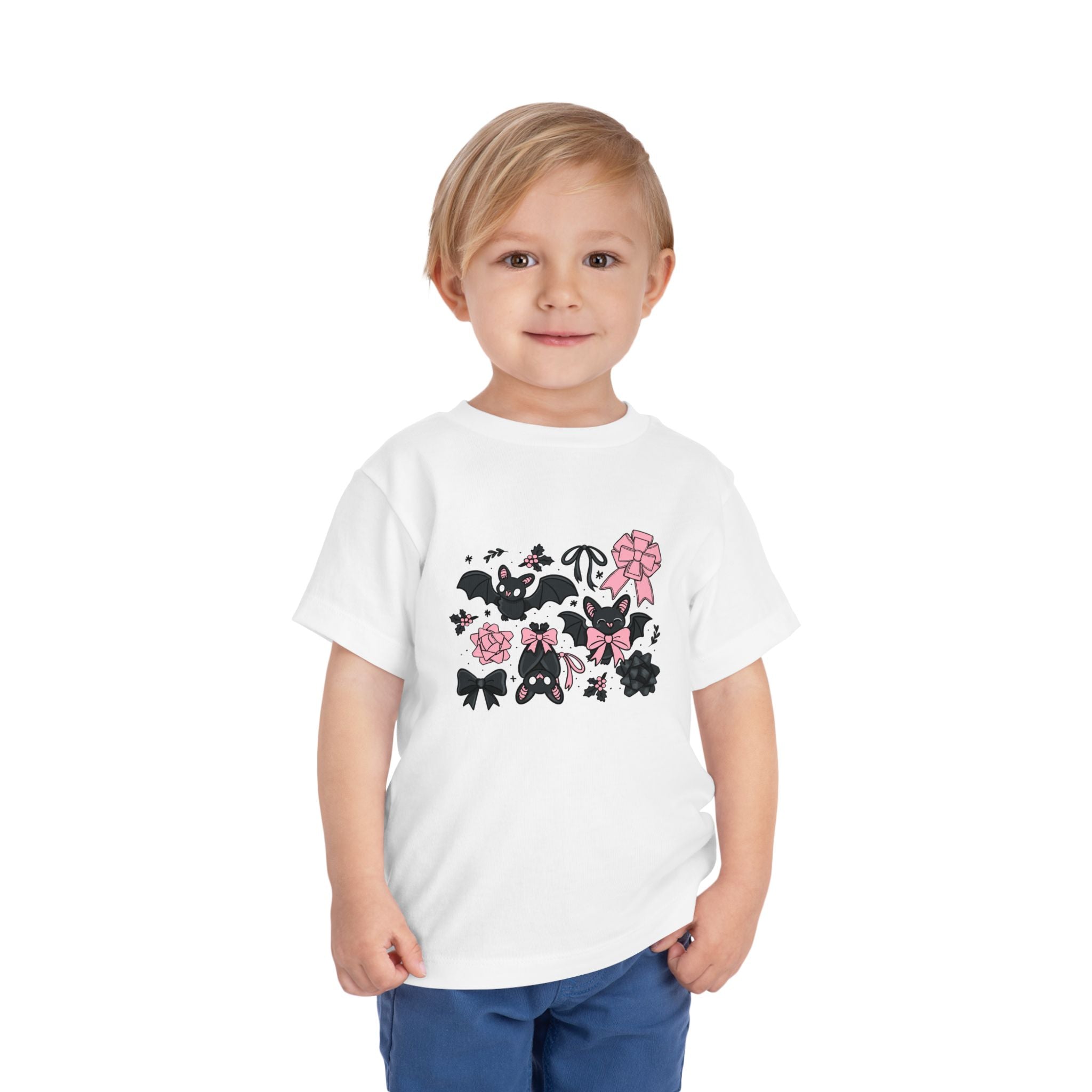 Bats & Bows Toddler Short Sleeve Tee