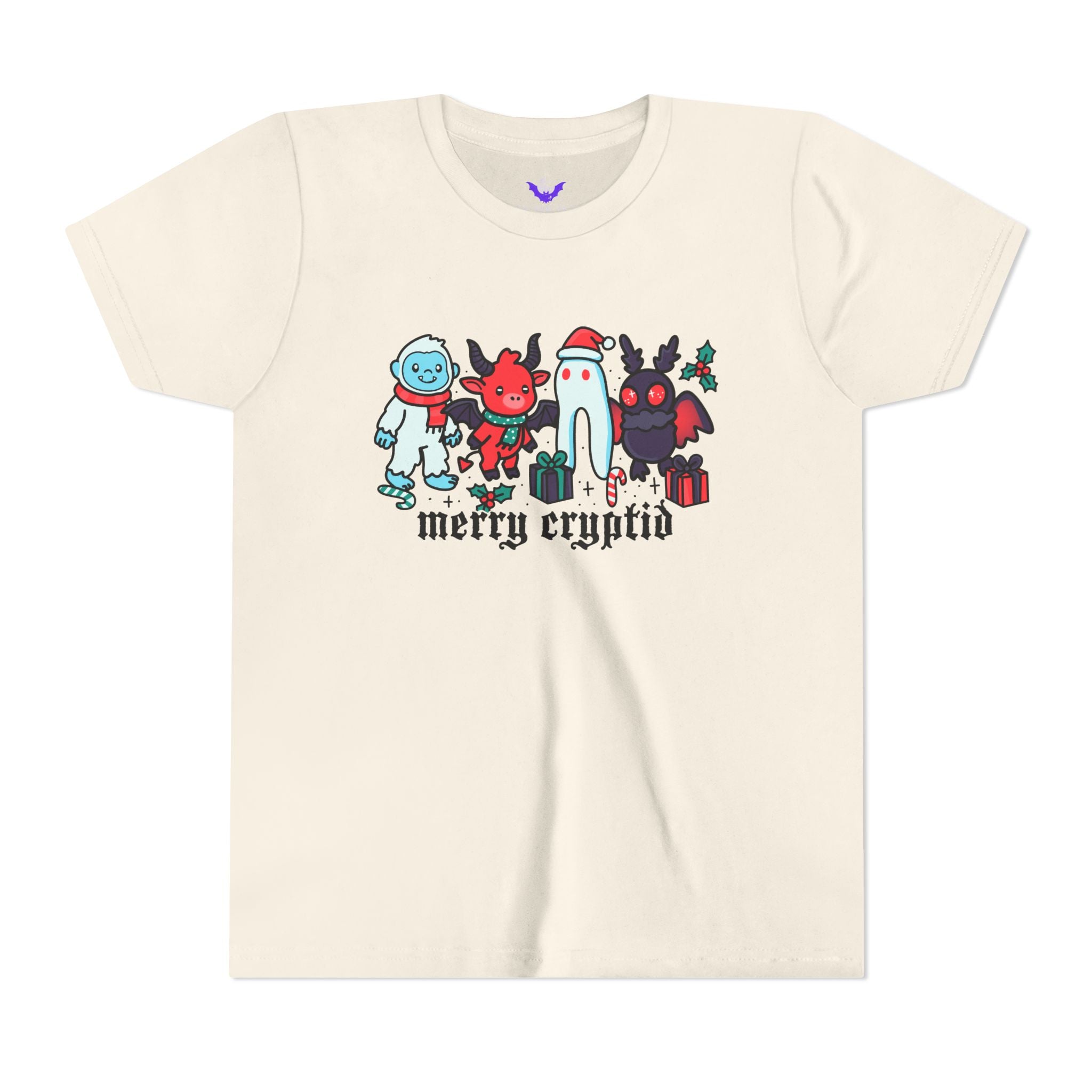 Merry Cryptid Youth Short Sleeve Tee