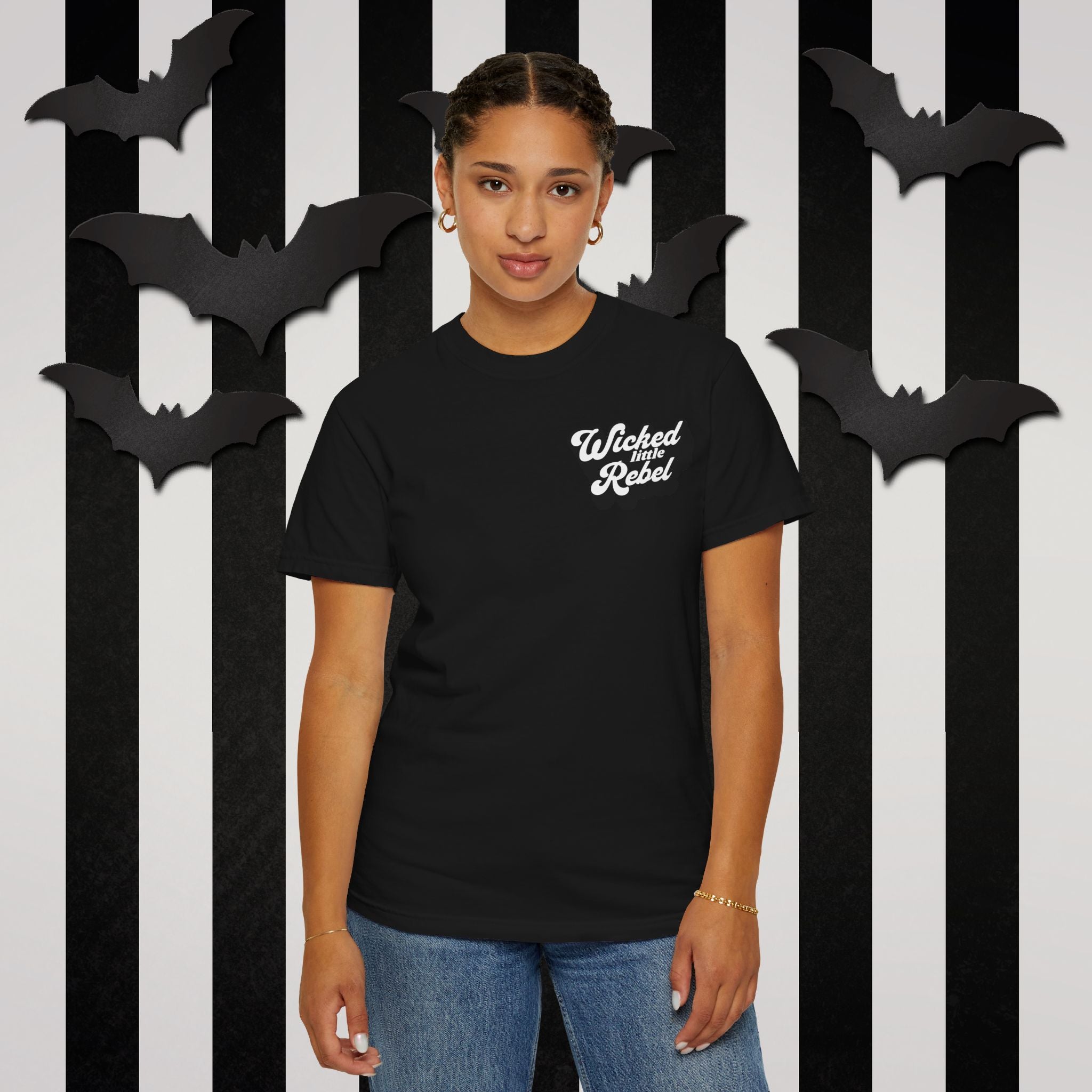Wicked Little Rebel Pocket Unisex T-shirt