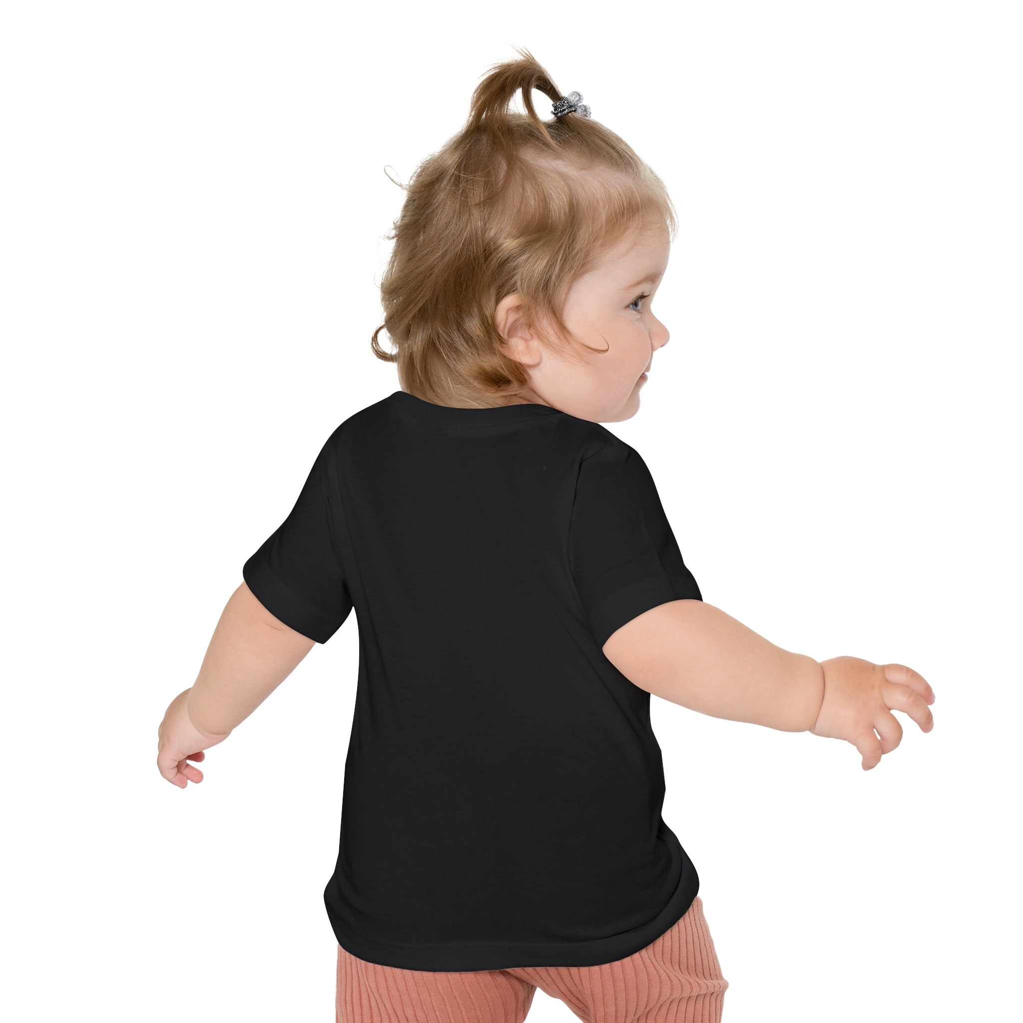 Baby T-Shirt — "Wicked Little Rebel" Pink Cute Graphic
