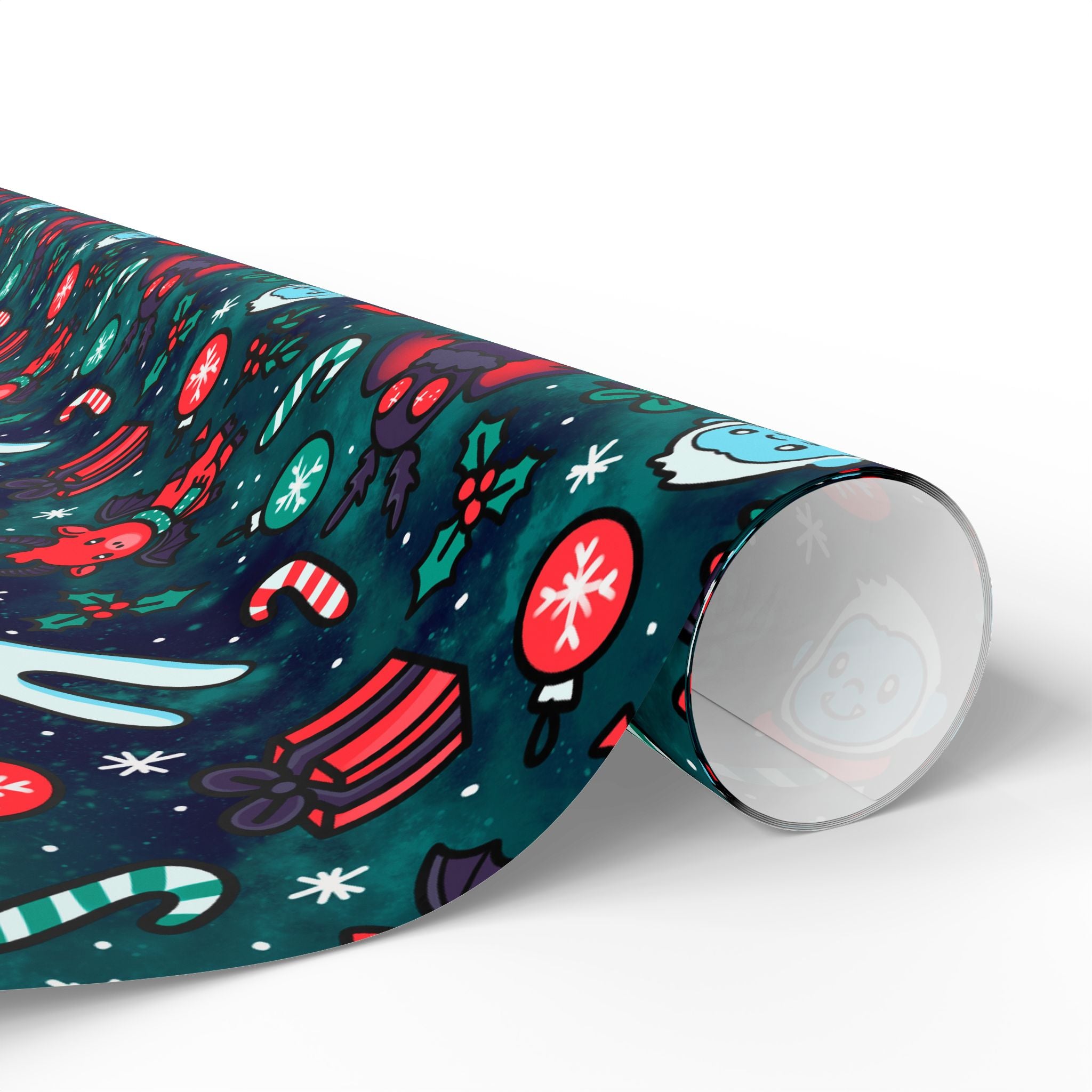 Merry Cryptid Wrapping Paper, Gift Wrap for Any Occasion, Unique Gift Packaging, Eco-Friendly, Holiday Wrapping, Birthday Celebration