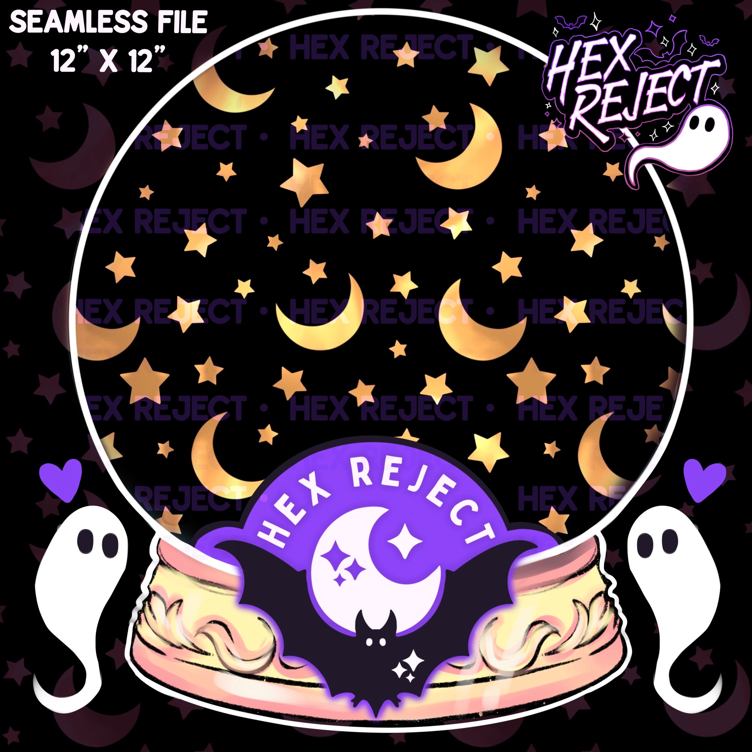 Moon & Stars Essentials - Seamless file