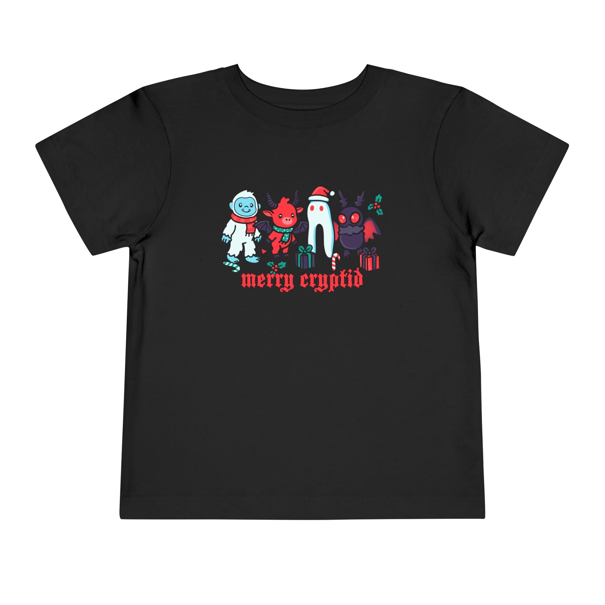 Merry Cryptid Toddler Short Sleeve Tee