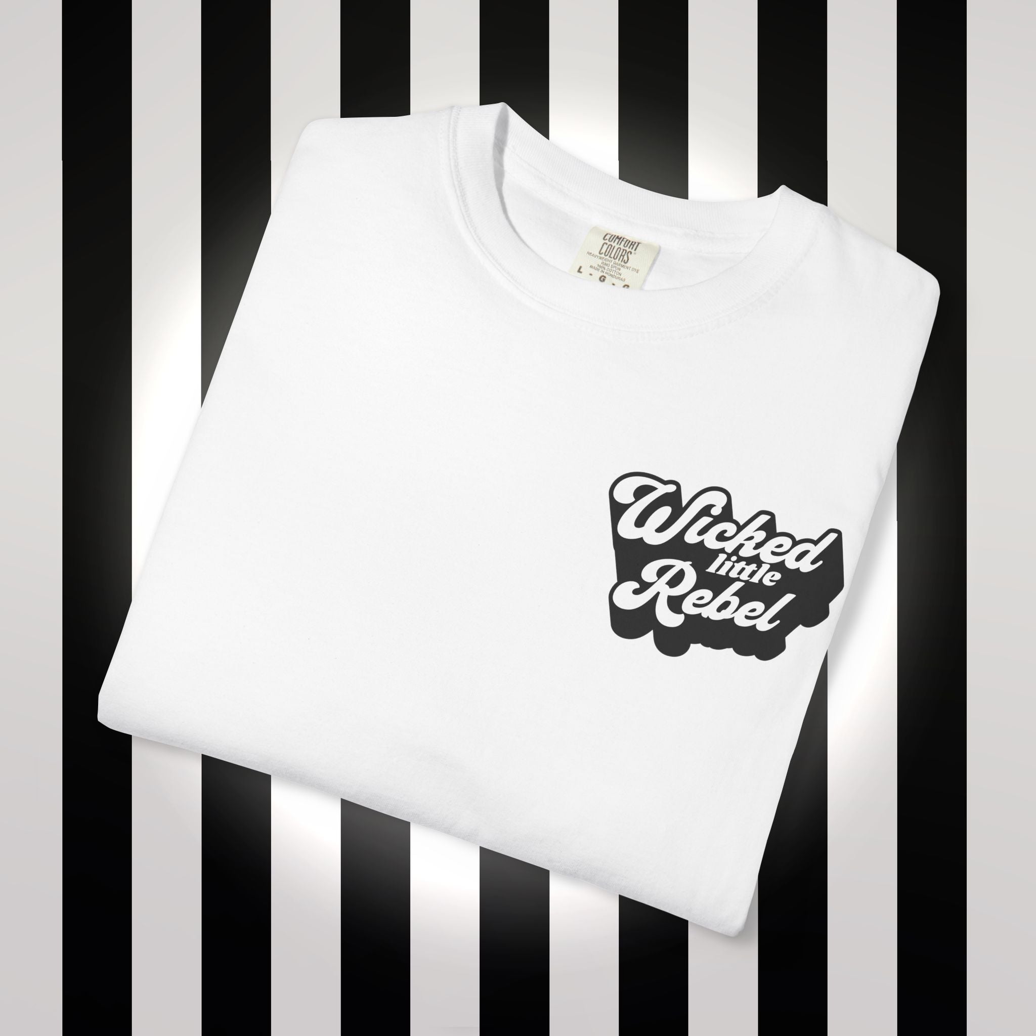 Wicked Little Rebel Pocket Unisex T-shirt