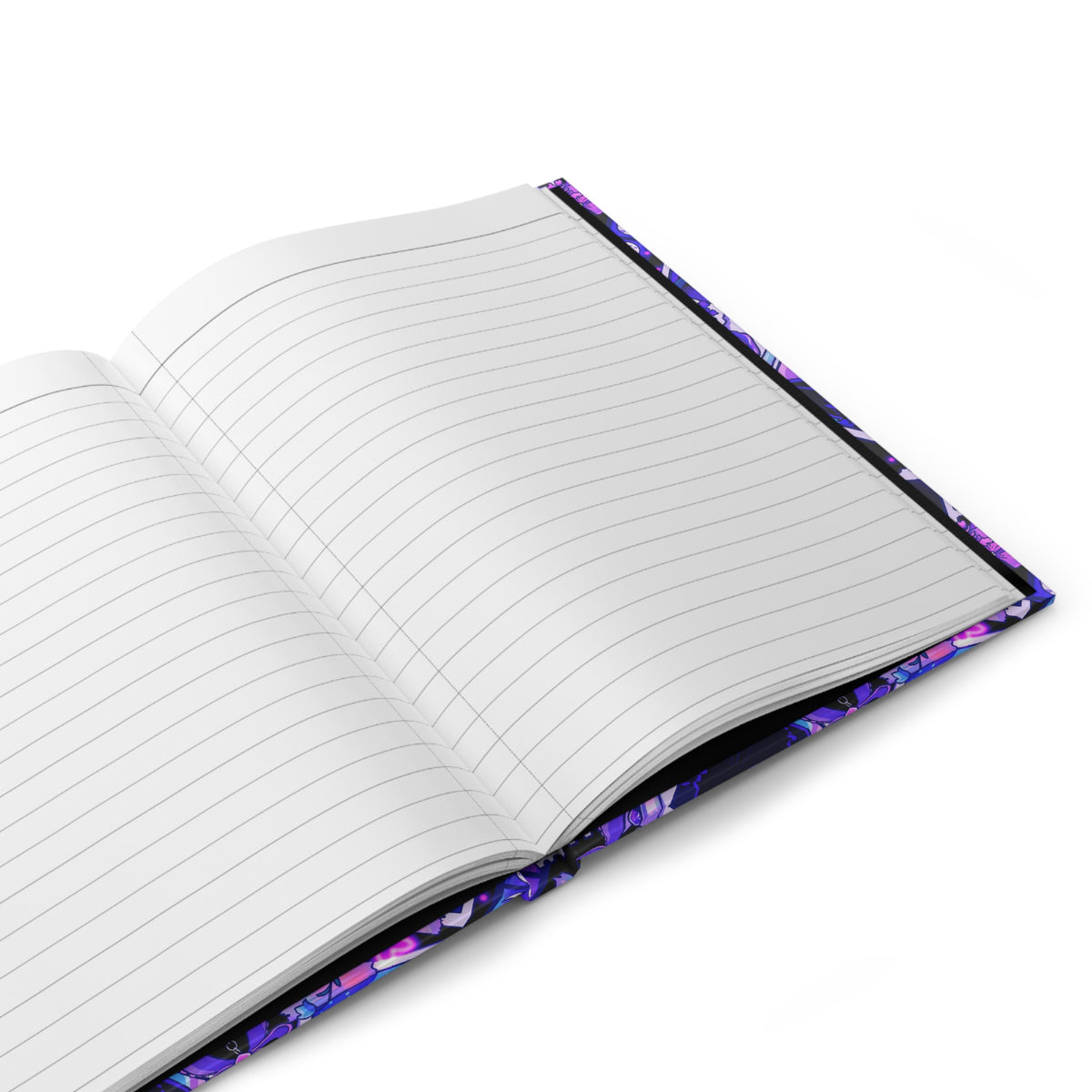 Gothic Night Journal — Purple Bat & Moth Hardcover Lined Notebook
