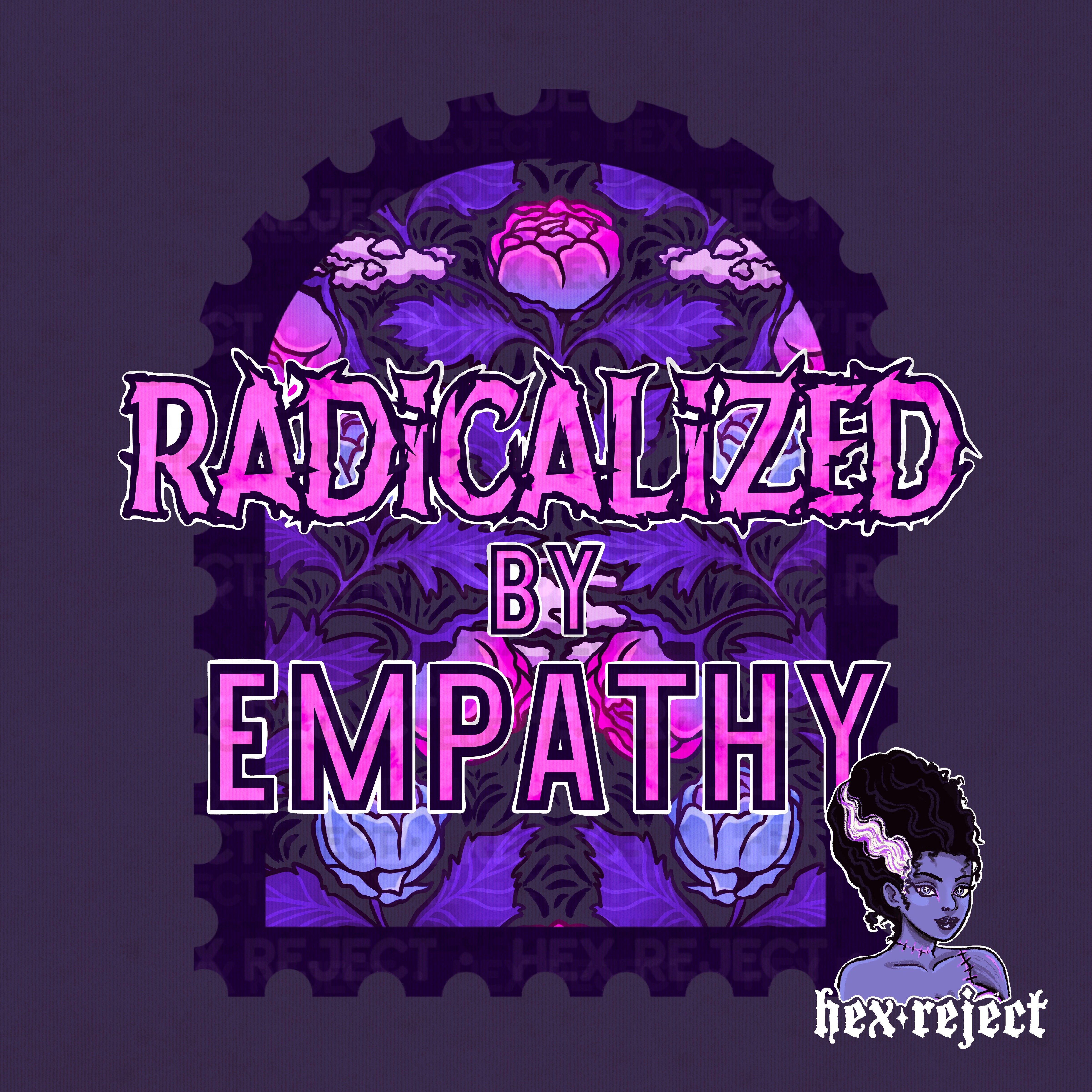 Floral - radicalized by empathy - Seamless & png files - 14 days of yuck