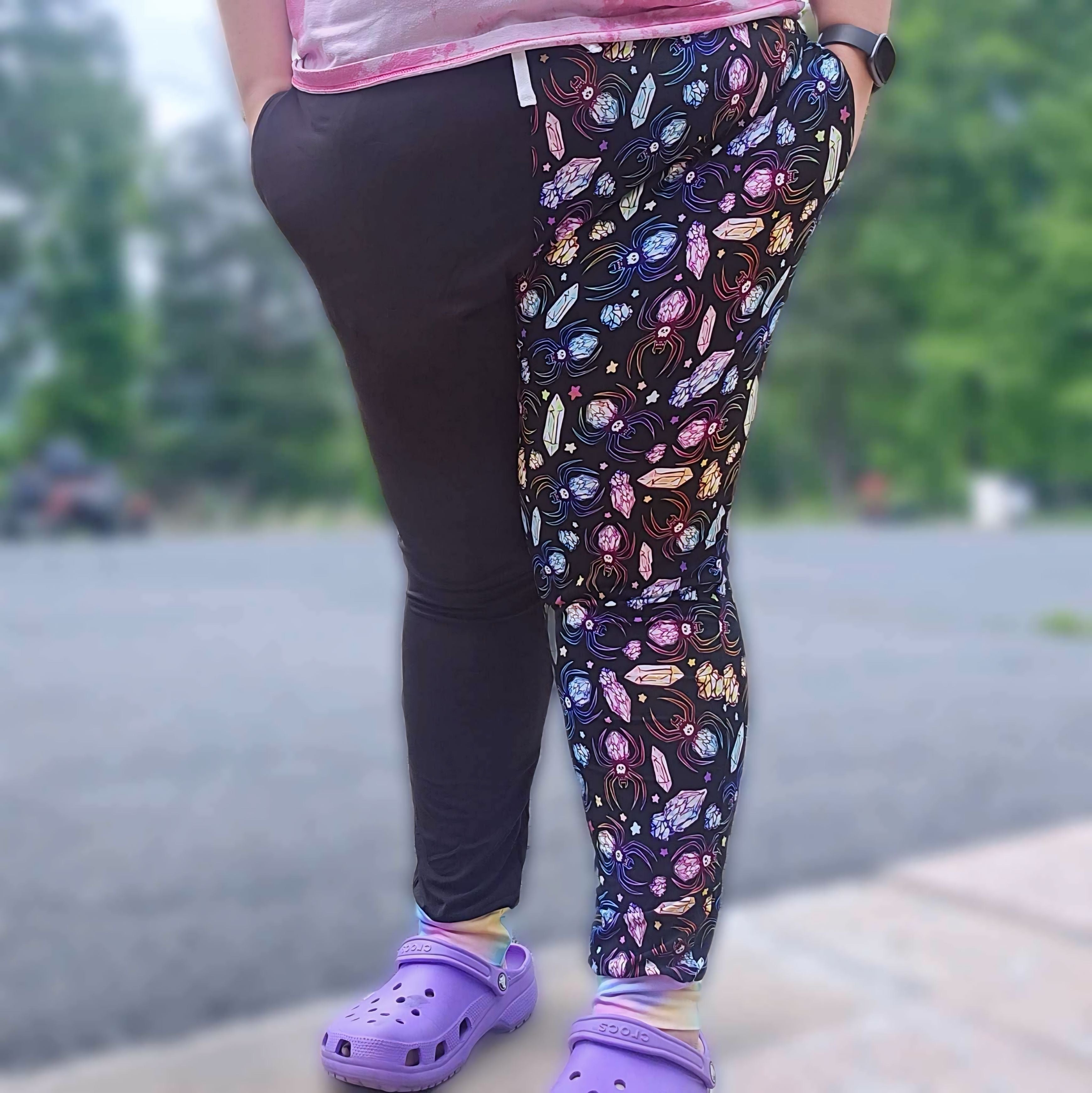Holo sPRIDErs “darkside” split joggers