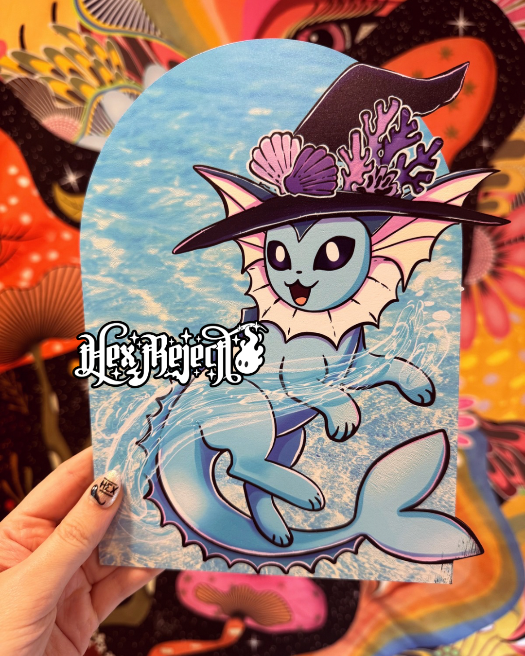 Sea Witch - Wooden Wall Hanging Art Print