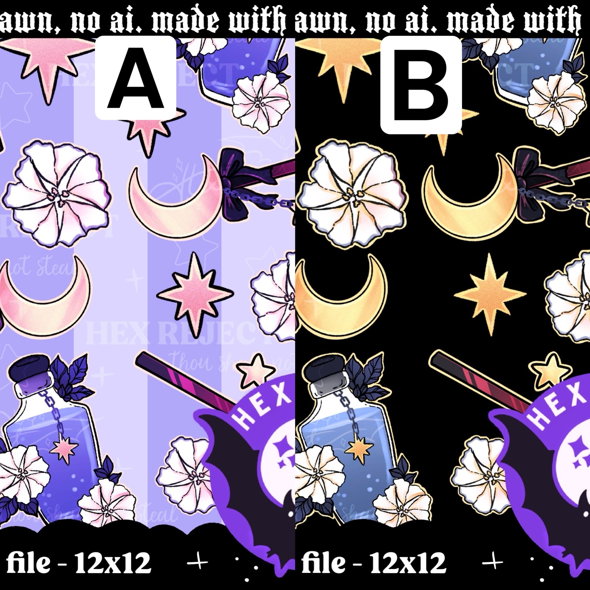 Moon Water Coord - Seamless Files