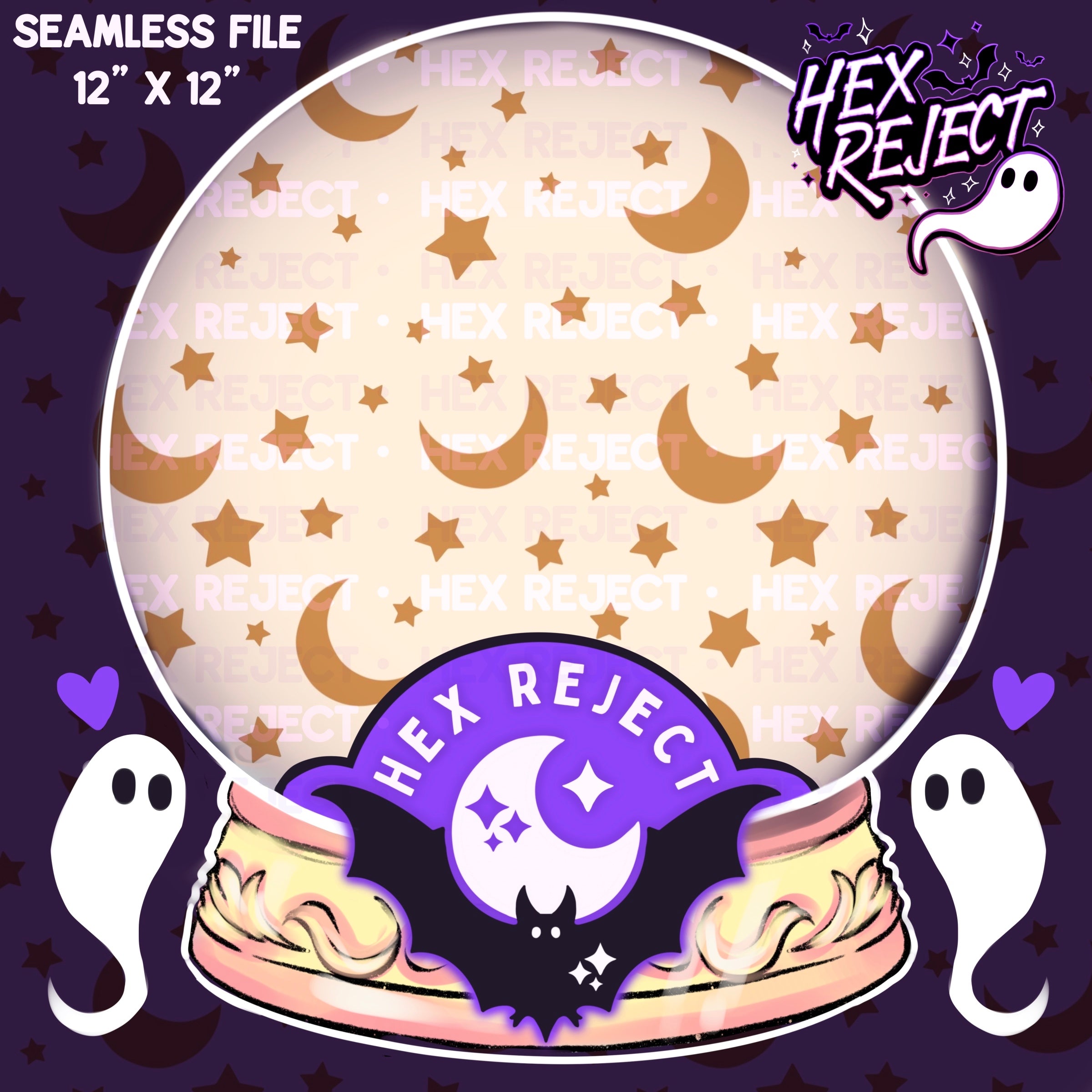 Moon & Stars Essentials - Seamless file