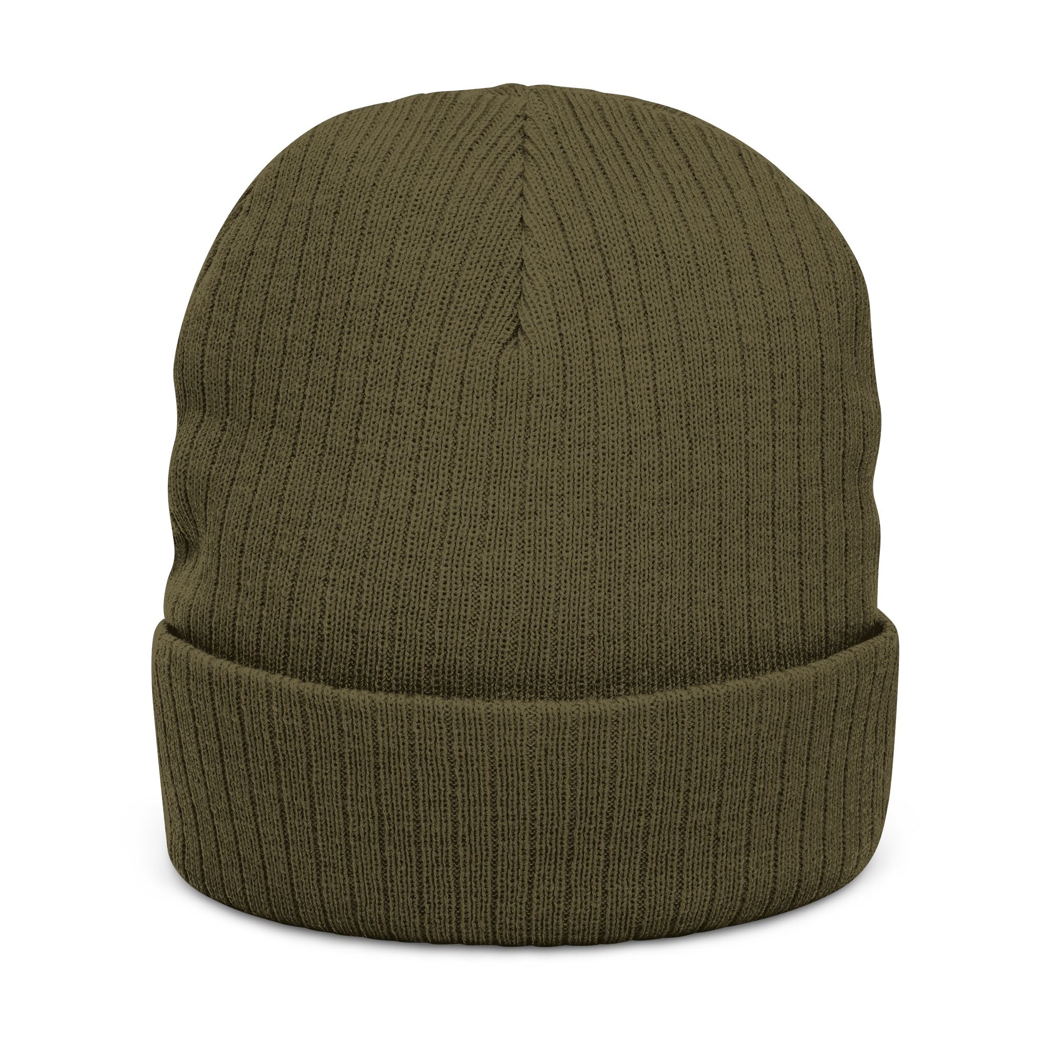 Moon Phases Ribbed Knit Beanie – Stylish Embroidered Cap for All Seasons