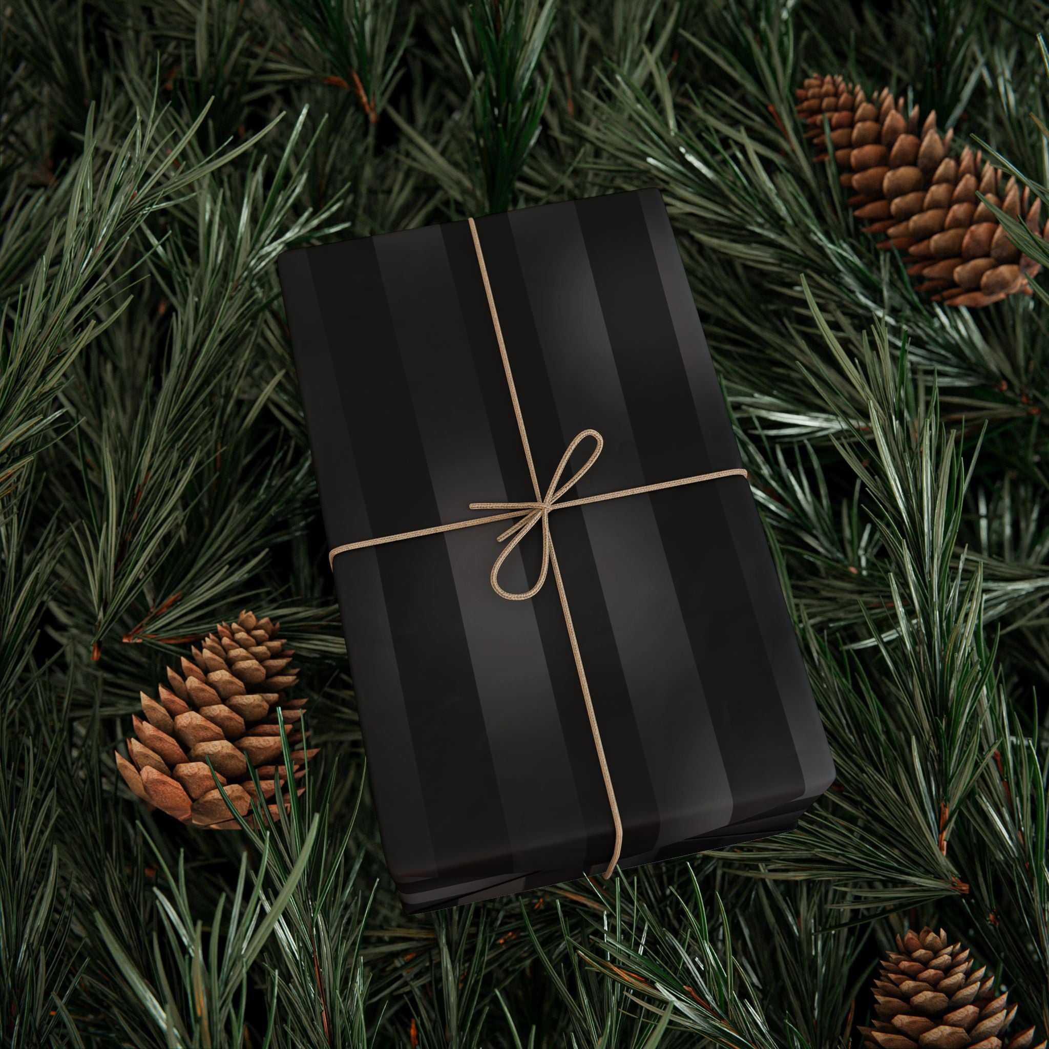 Goth Stripes Wrapping Paper, Gift Wrap for Any Occasion, Unique Gift Packaging, Eco-Friendly, Holiday Wrapping, Birthday Celebration