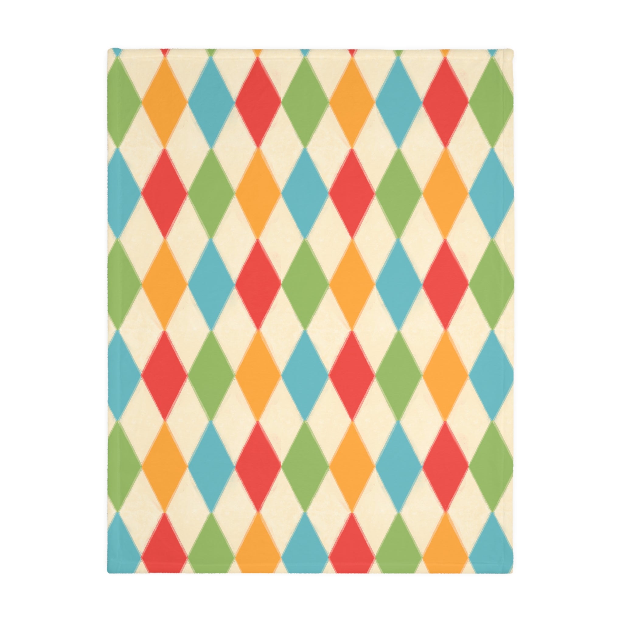 Circus Bats Blanket — Double Sided Reversible Velveteen Throw
