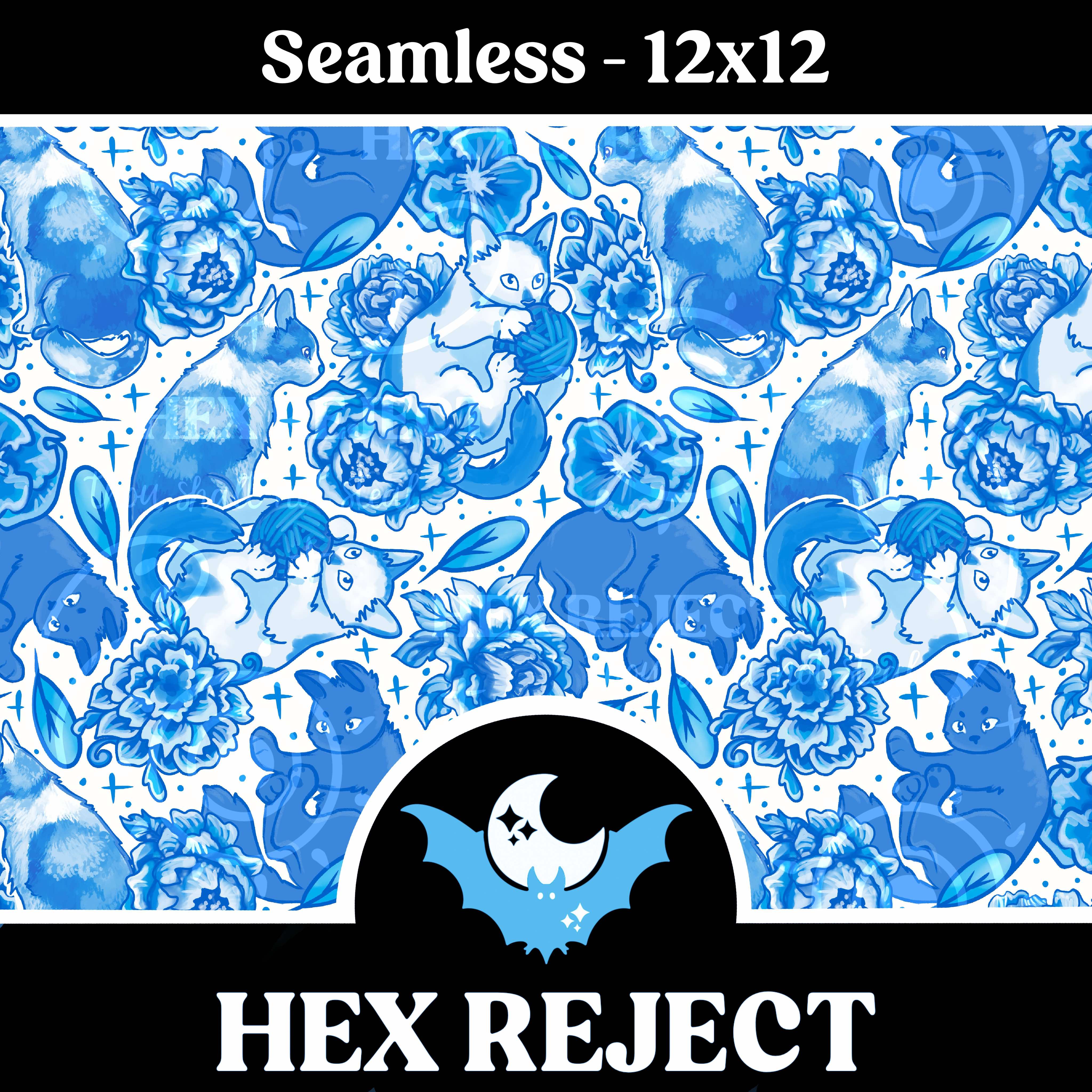 Cats Porcelain - Seamless file