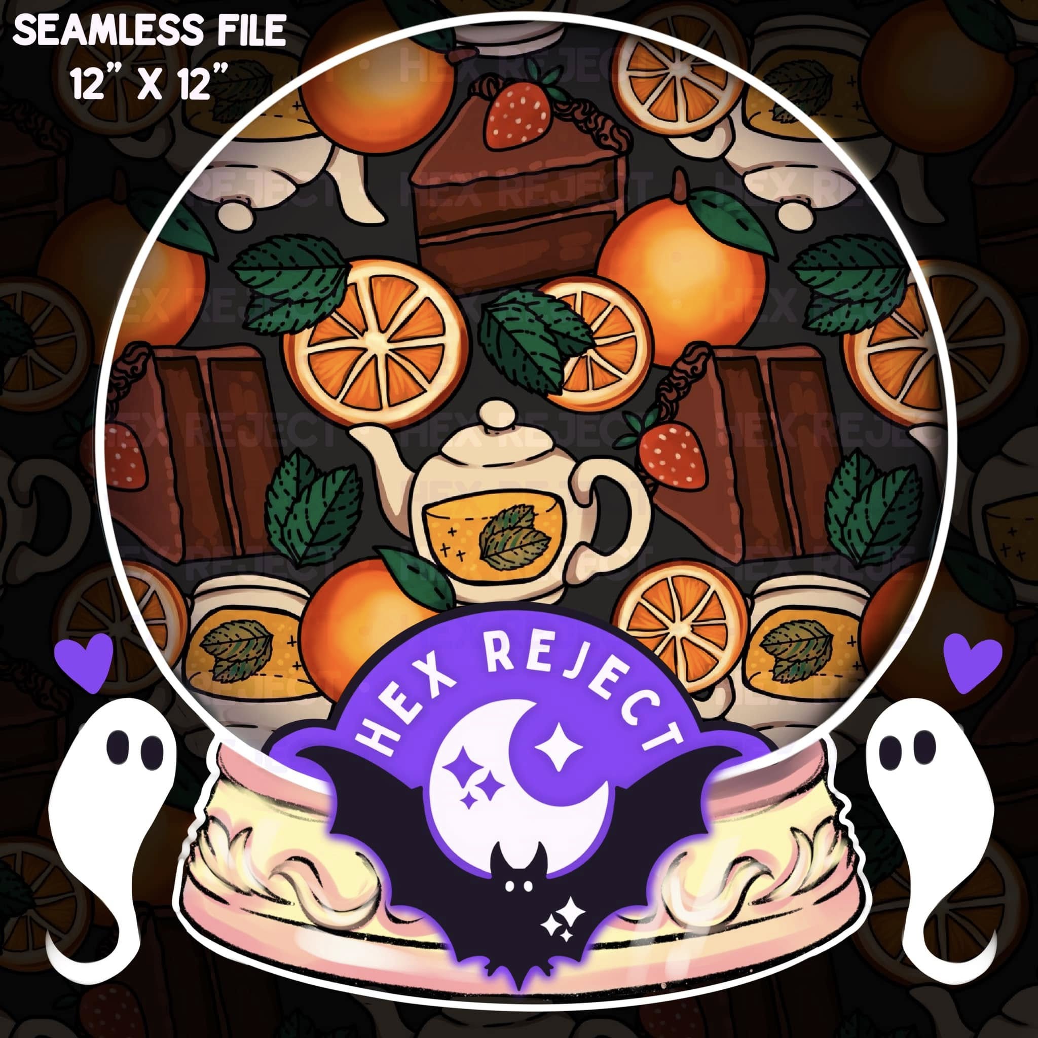 toxic tea party - Seamless file