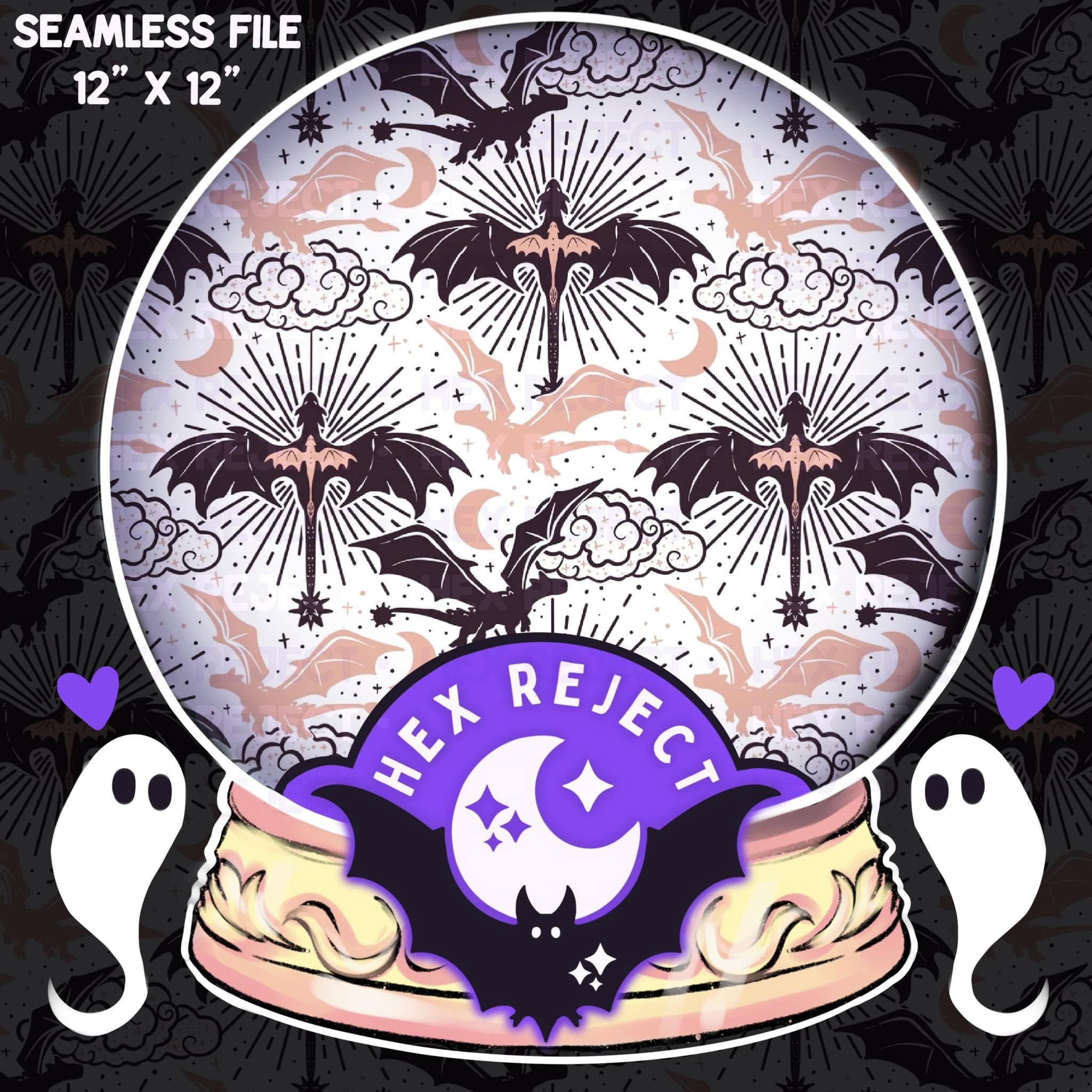 classic dragons - Seamless file