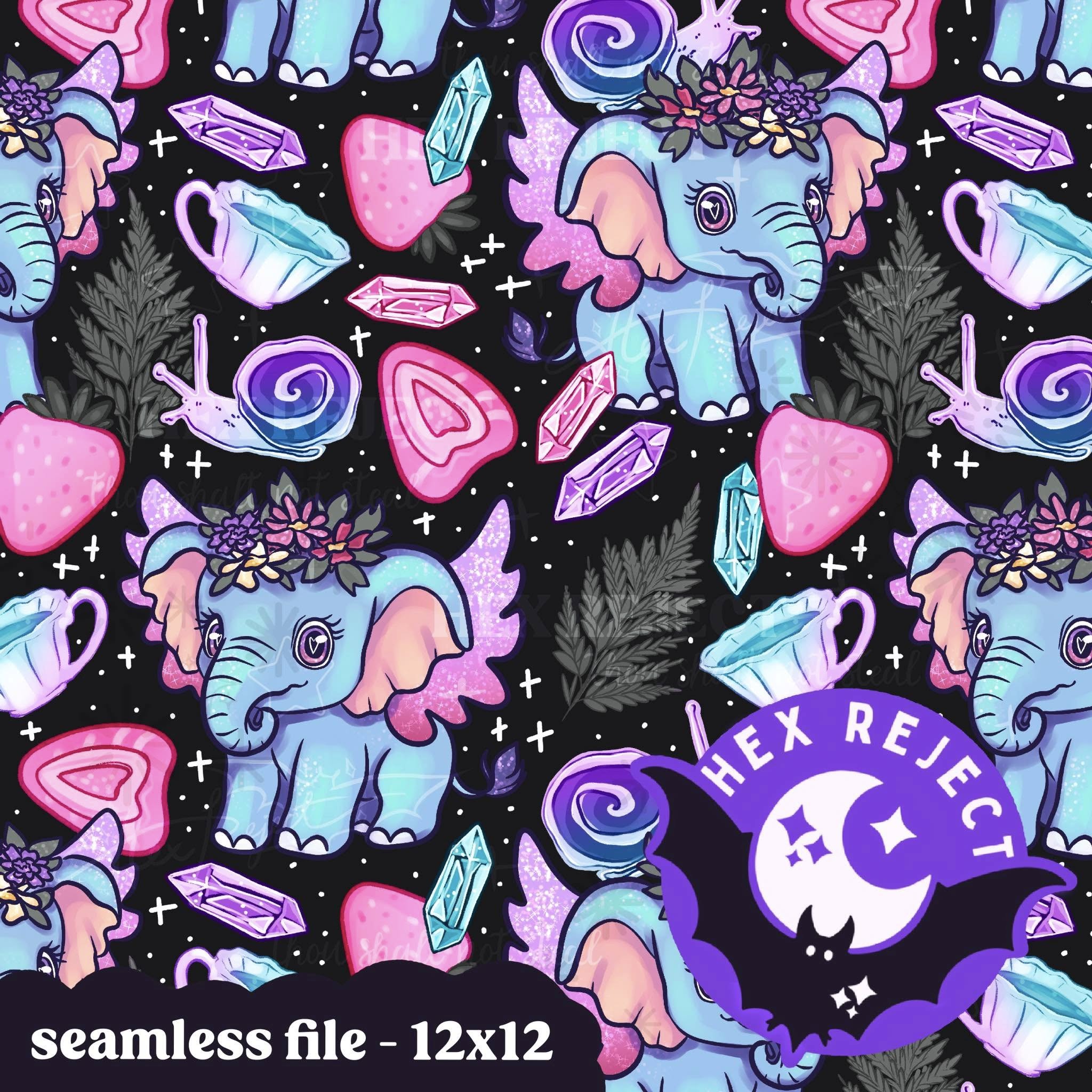 Fae Elephant - Seamless file