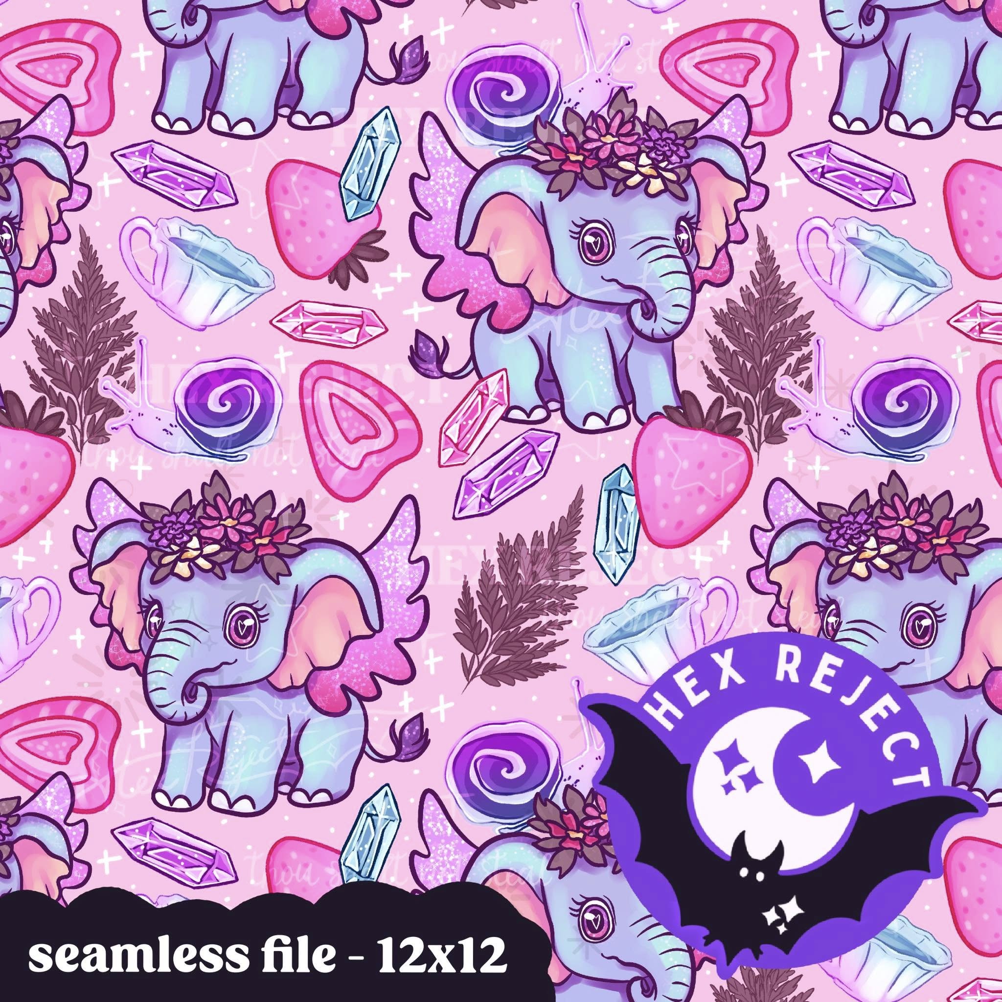 Fae Elephant - Seamless file