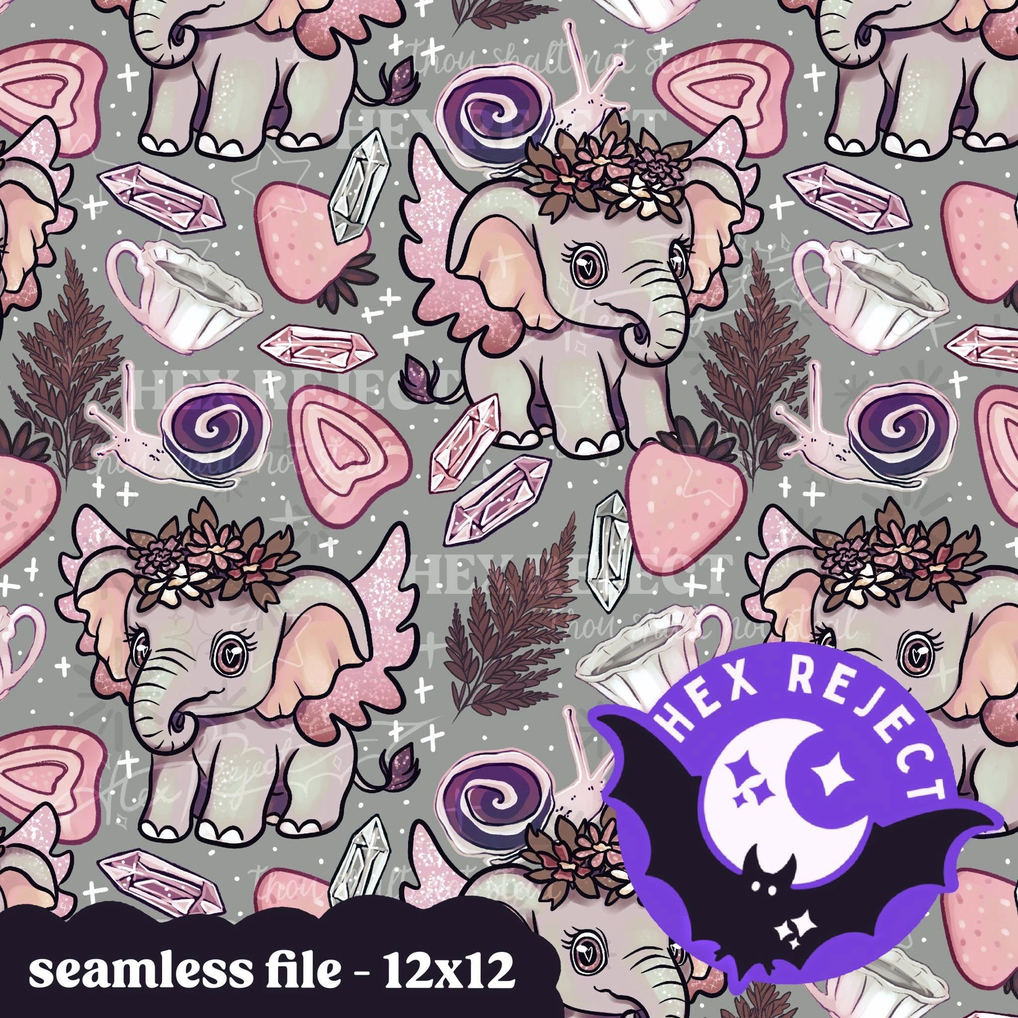 Fae Elephant - Seamless file