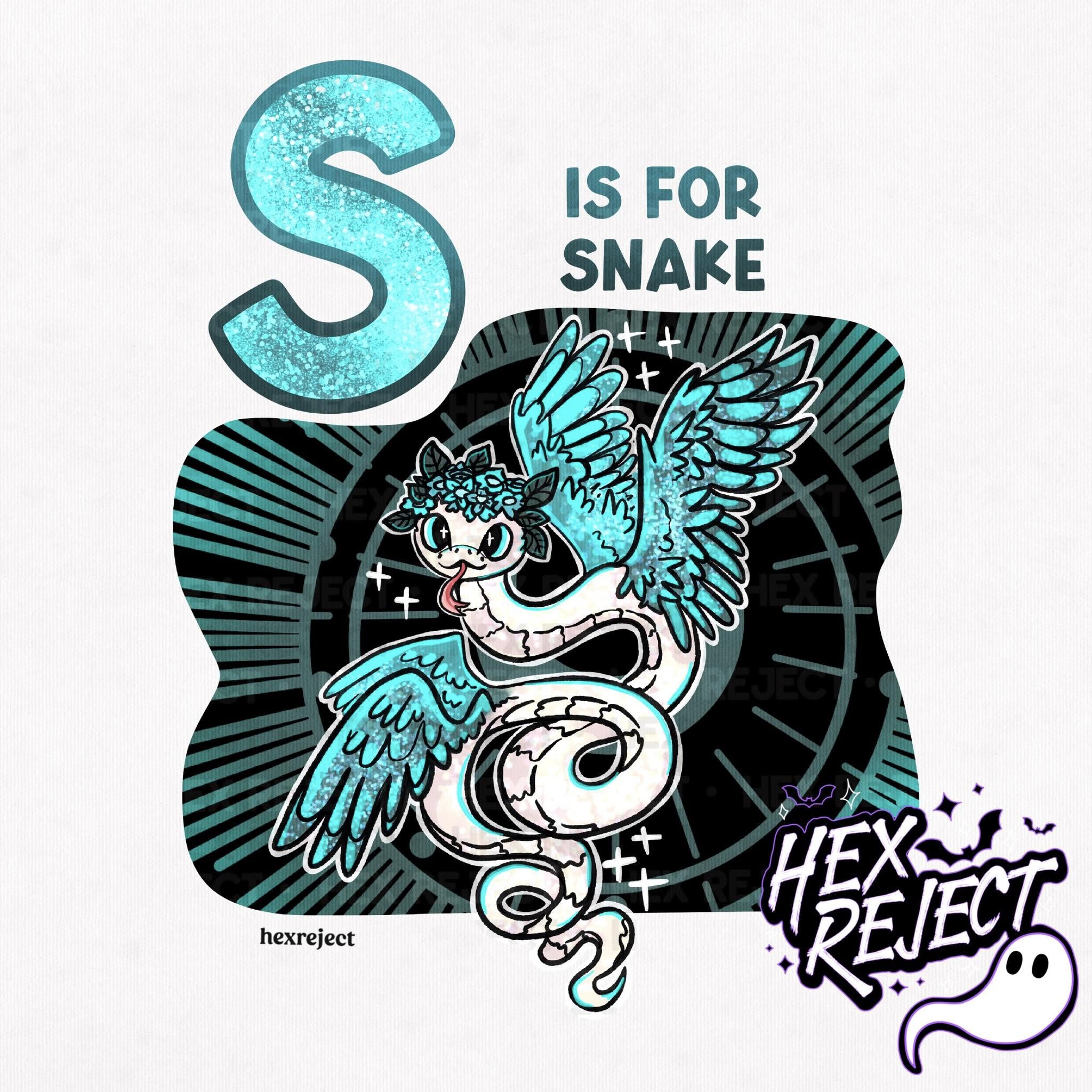 S is for Snake - PNG / Sub file