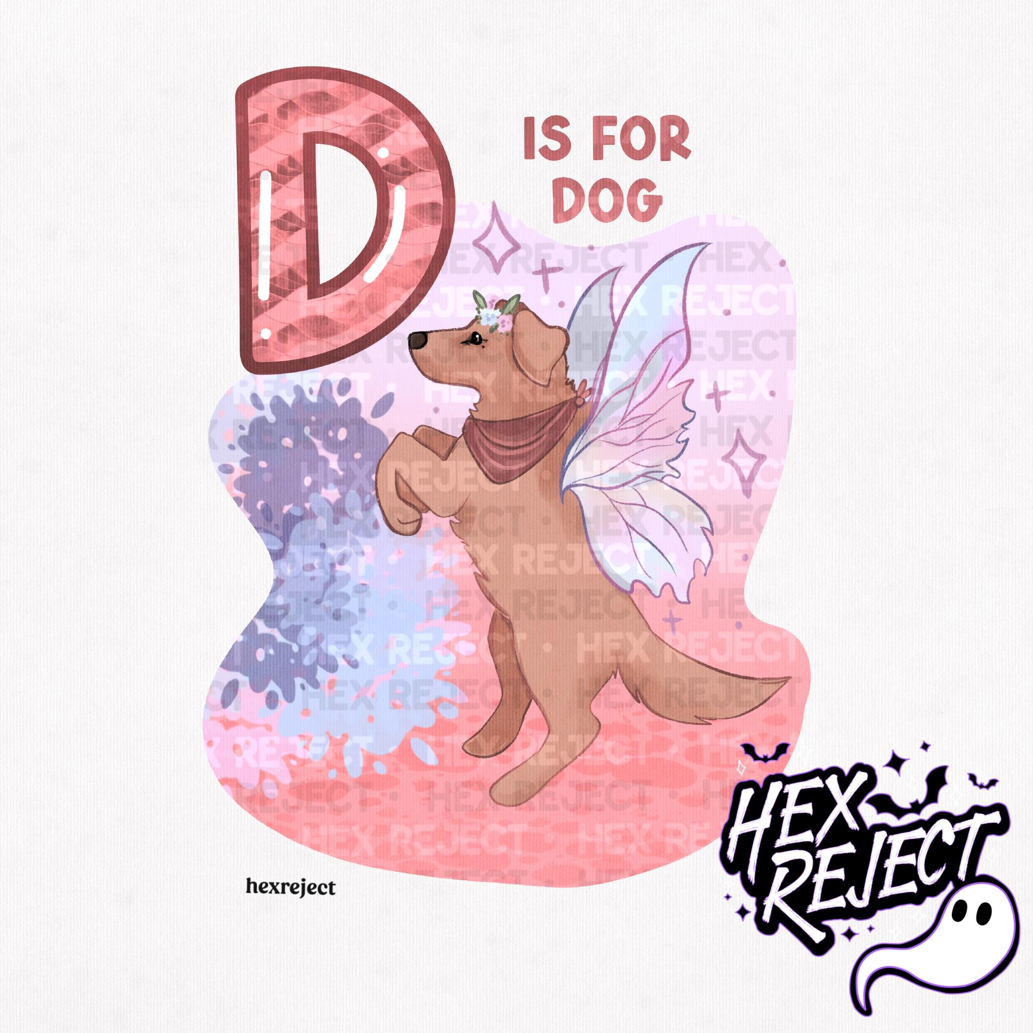 D is for Dog - PNG / Sub file