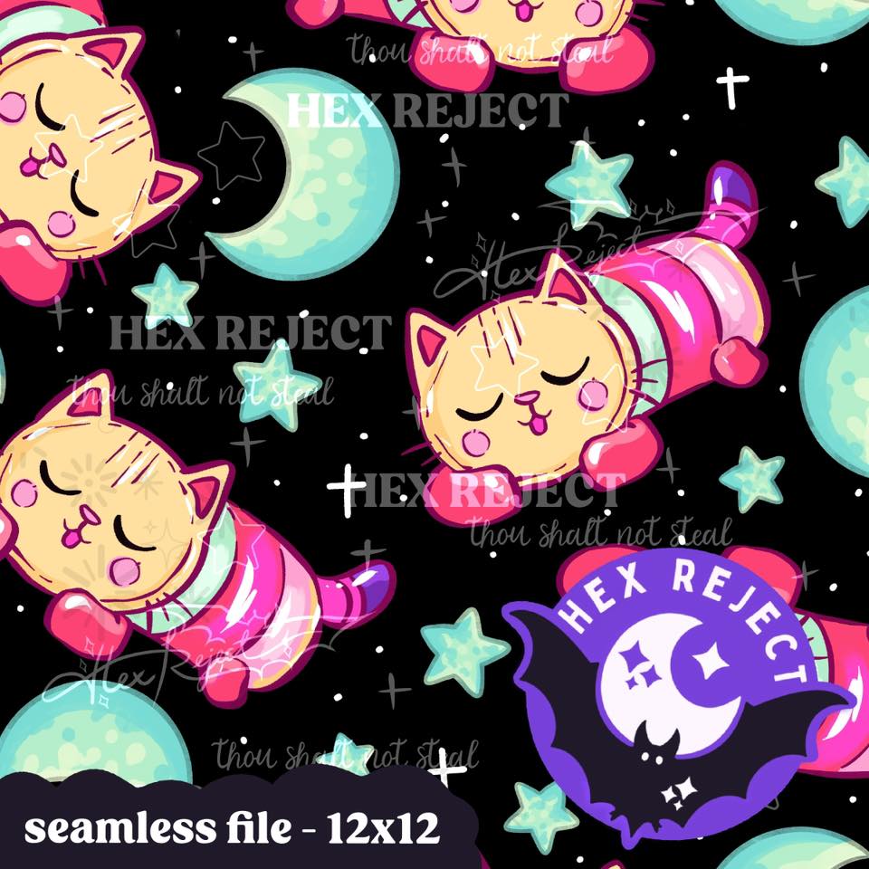 Pillow Cat - Seamless file