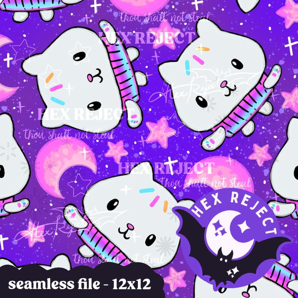 Cake Cat - Seamless file