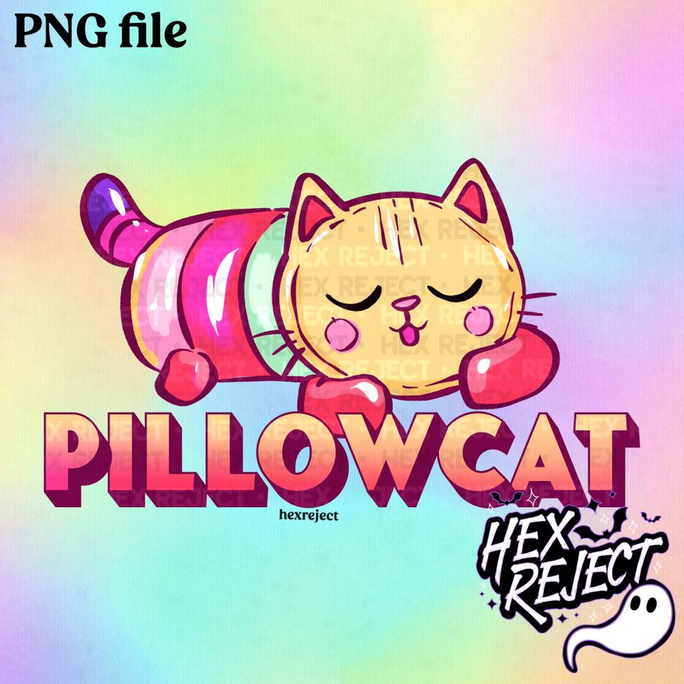 Pillow Cat - PNG / Sub file