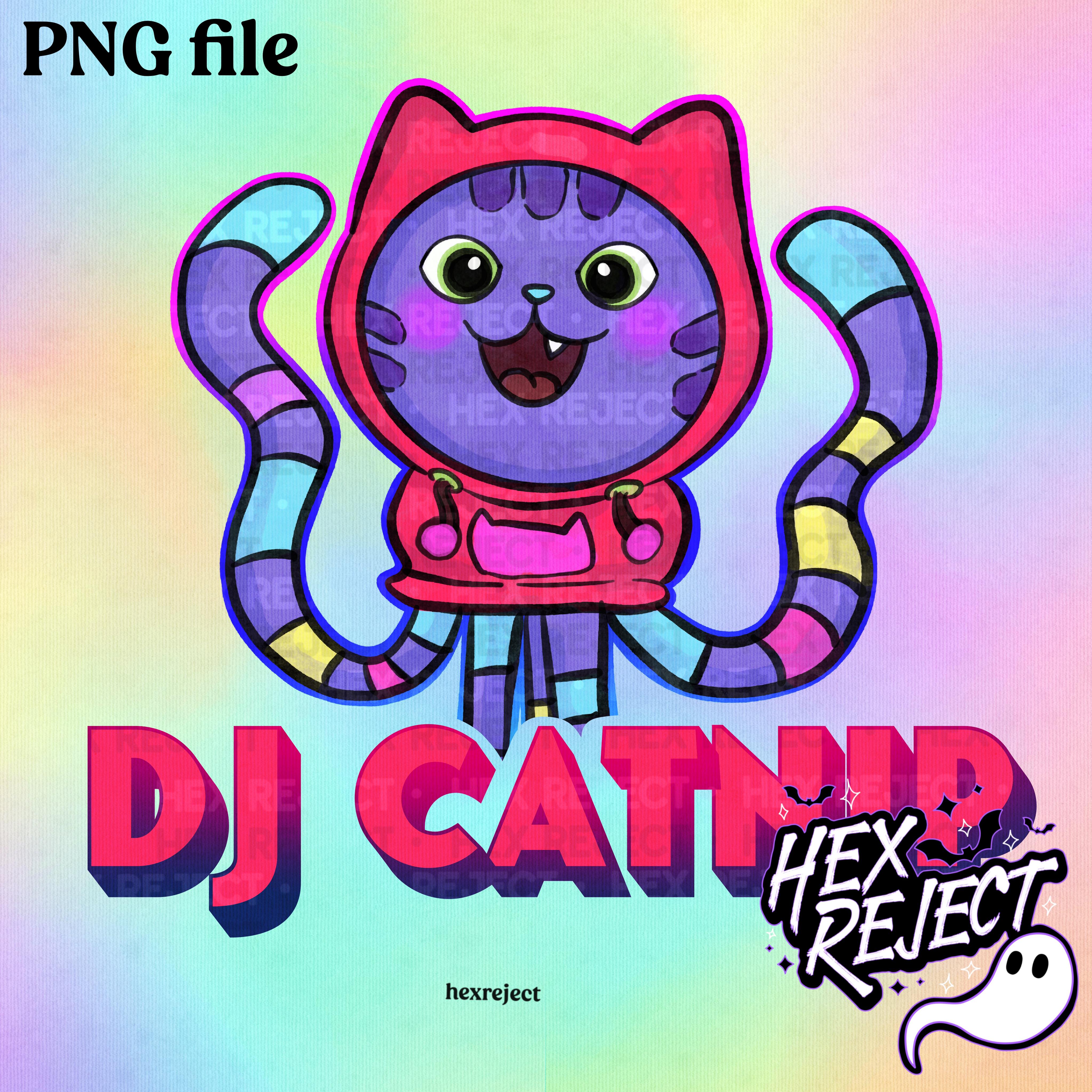 DJ Cat - PNG / Sub file