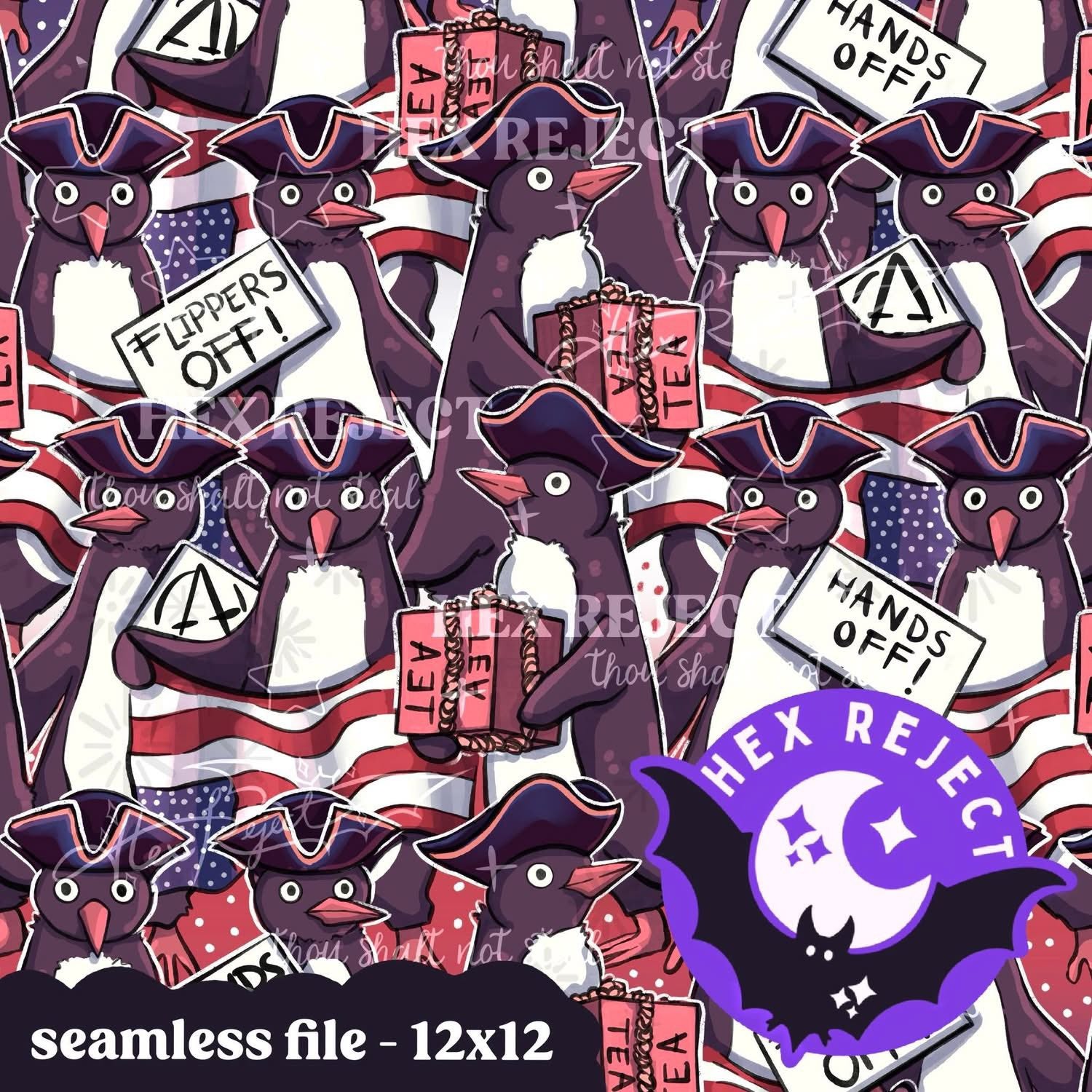 Penguin Protest - Seamless file