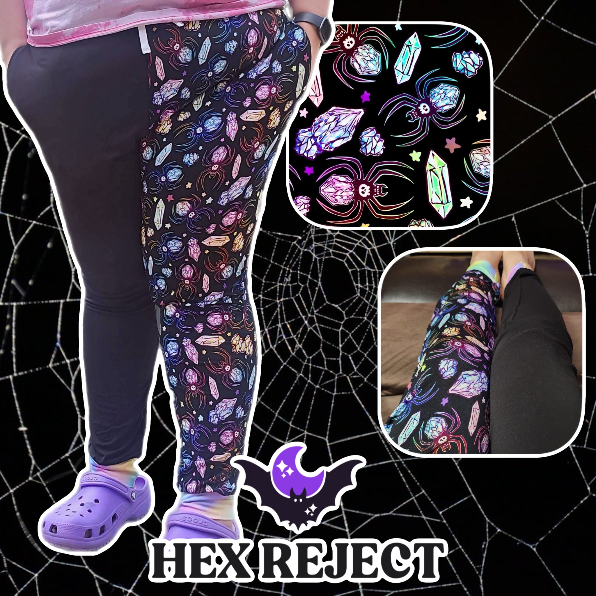 Holo sPRIDErs “darkside” split joggers