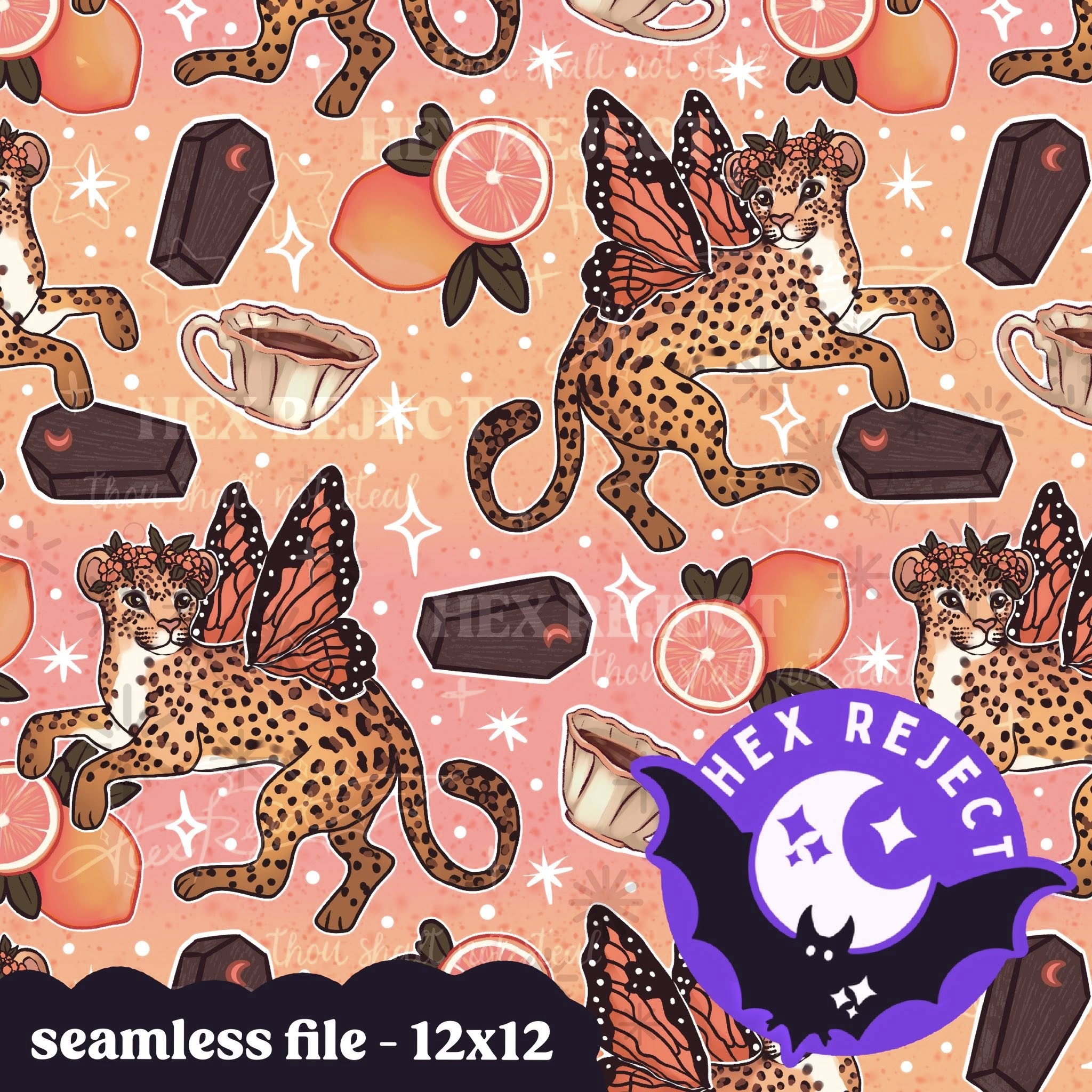 Fae Leopard - Seamless file