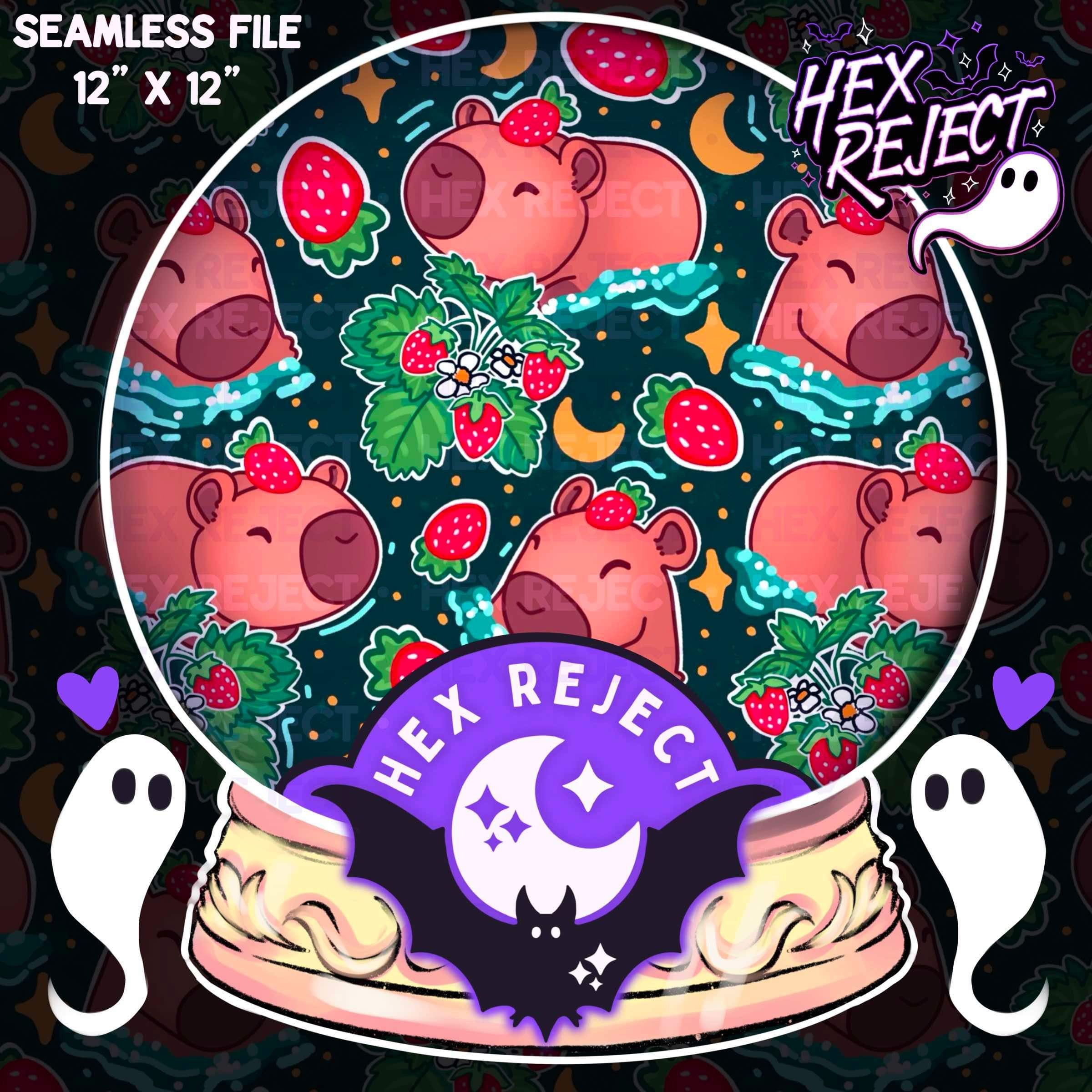 Strawberry : Hextober2024 - day two - Seamless or sub file