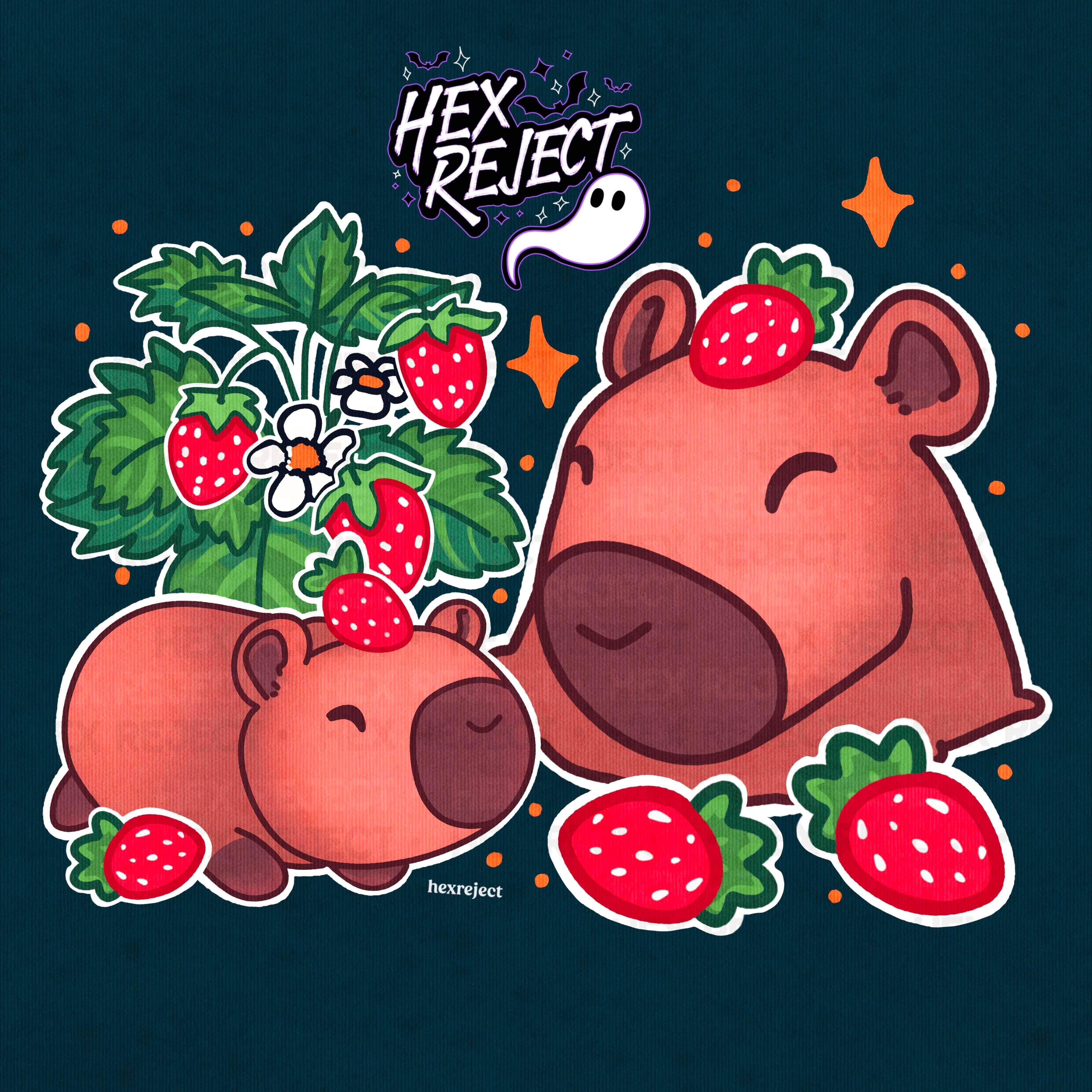 Strawberry : Hextober2024 - day two - Seamless or sub file
