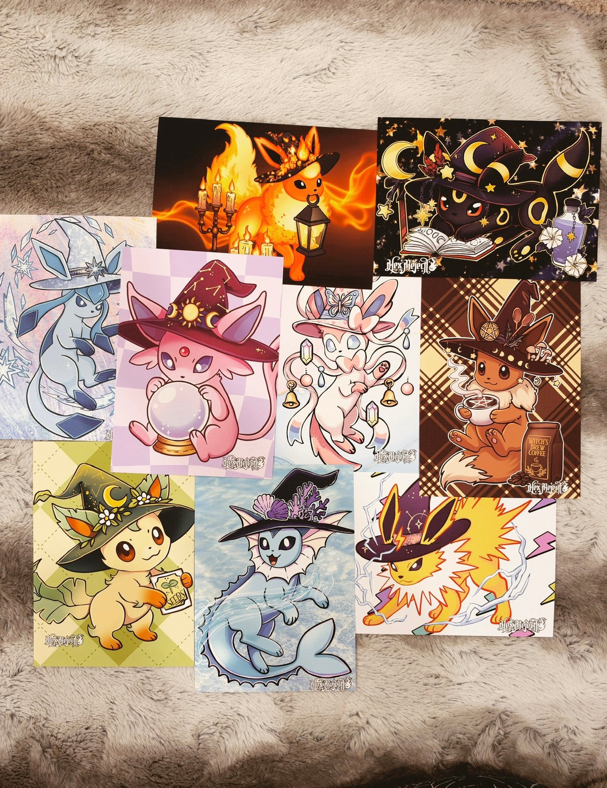 Witchy Evolutions - 5”x7” Art Print bundle of 9