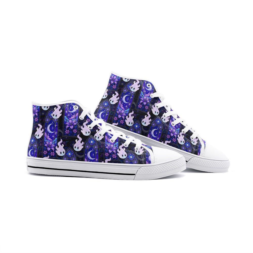 Hex Sprites - Unisex High Top Canvas Shoes