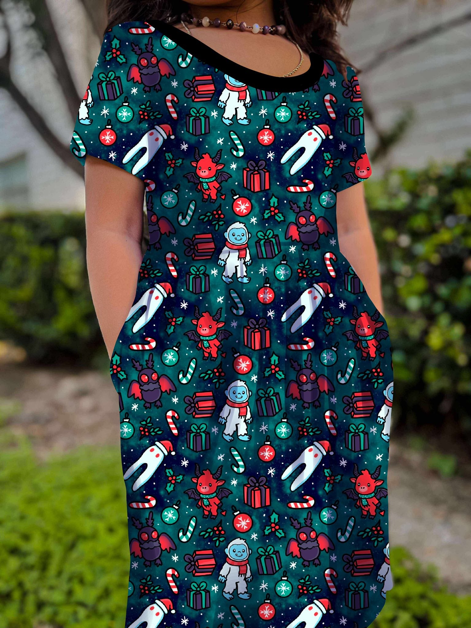 Merry Cryptid twirl dresses - Kids & Adult
