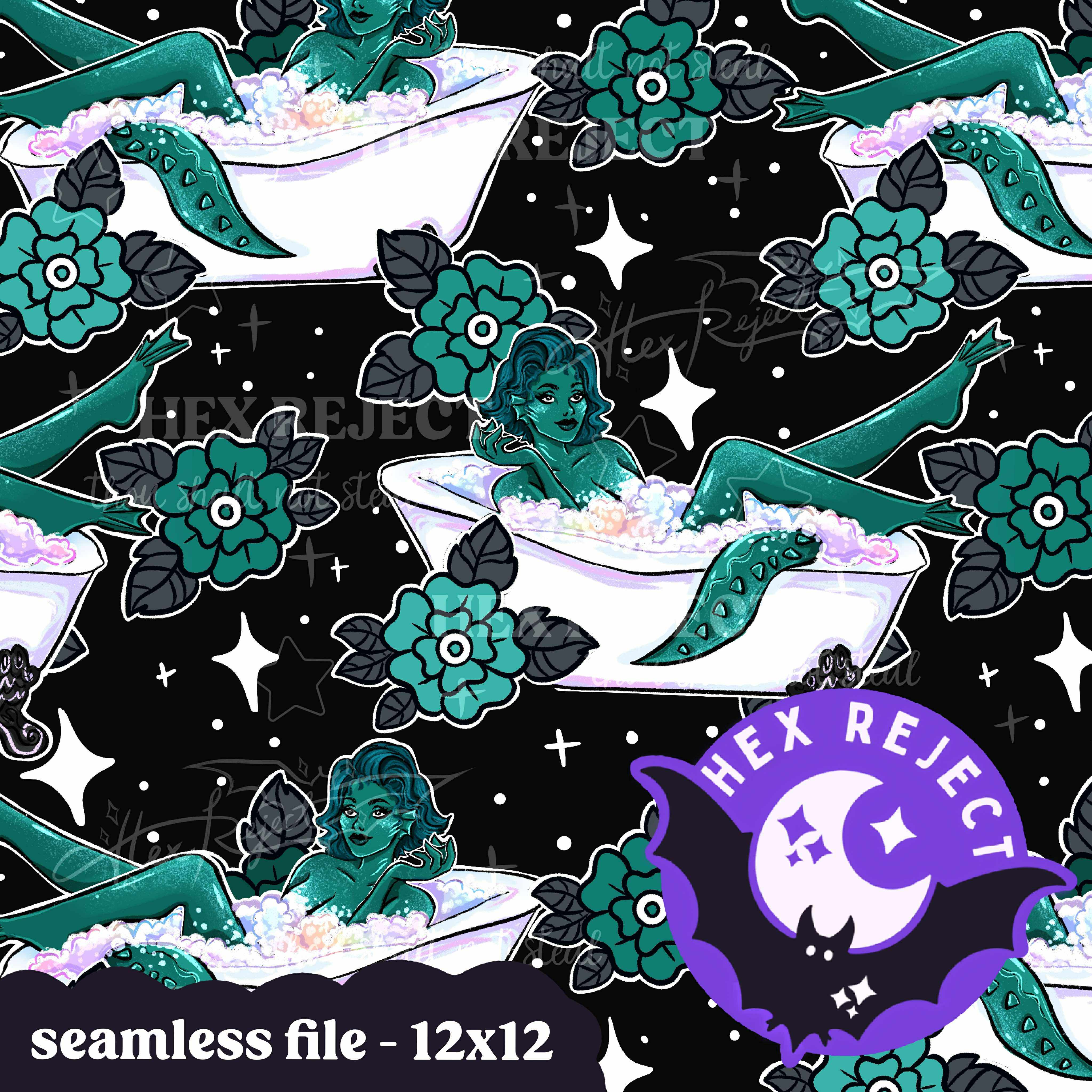 Playghoul Soaking Wet Nessie - Seamless file