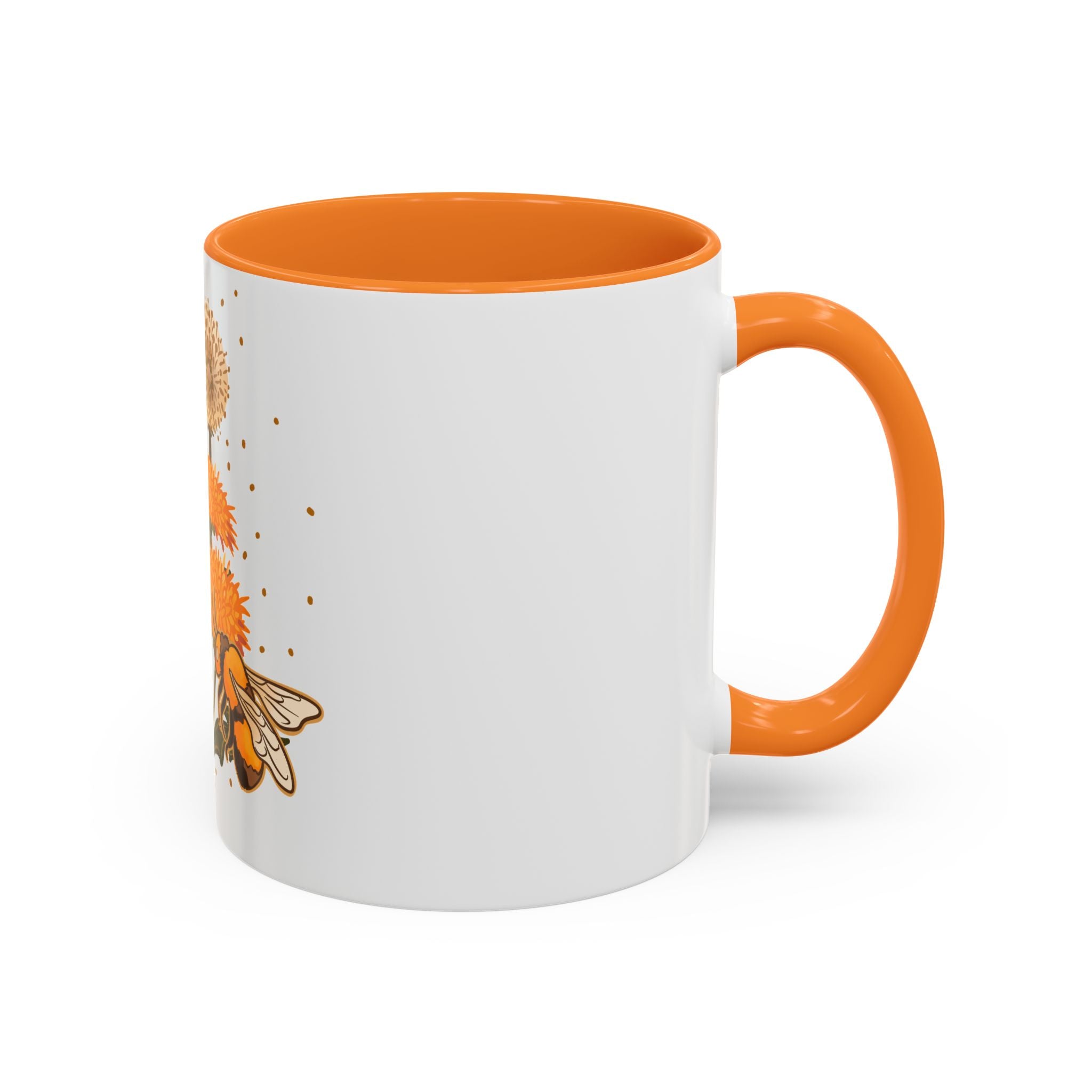 Beewitched Coffee Mug - 11oz & 15oz, Whimsical Floral Design for Nature Lovers