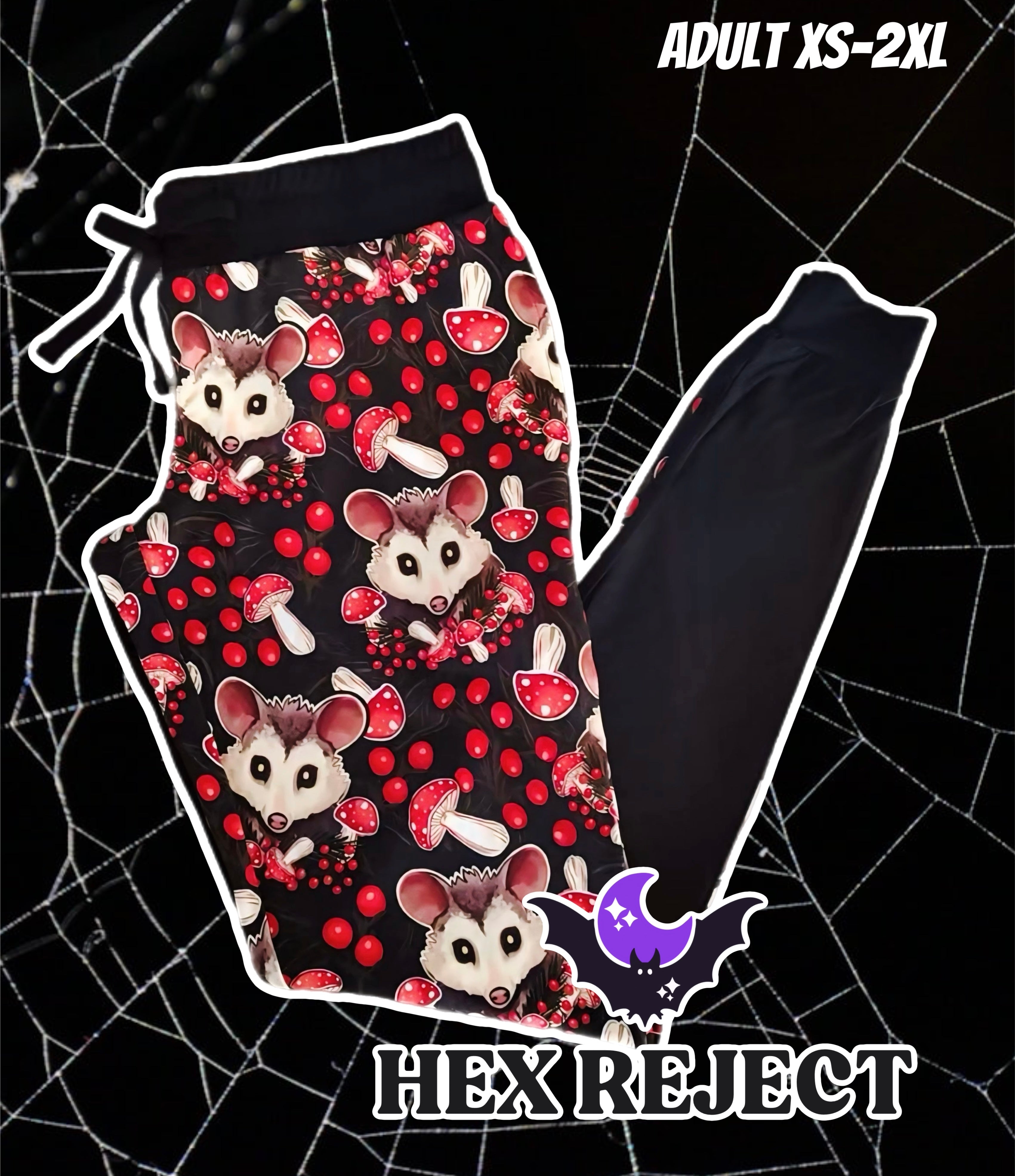 Cottage Possum “darkside” split joggers