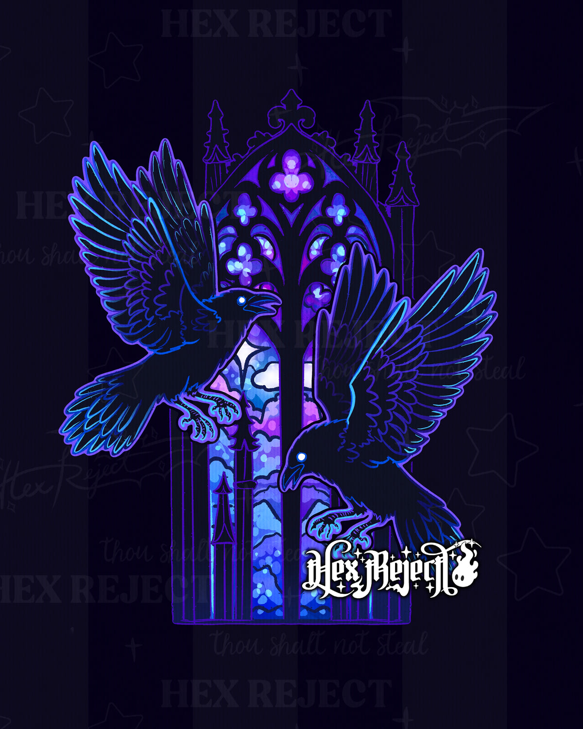 Day Fourteen - Bird - Muninn & Huginn Ravens: Hextober - Sub file