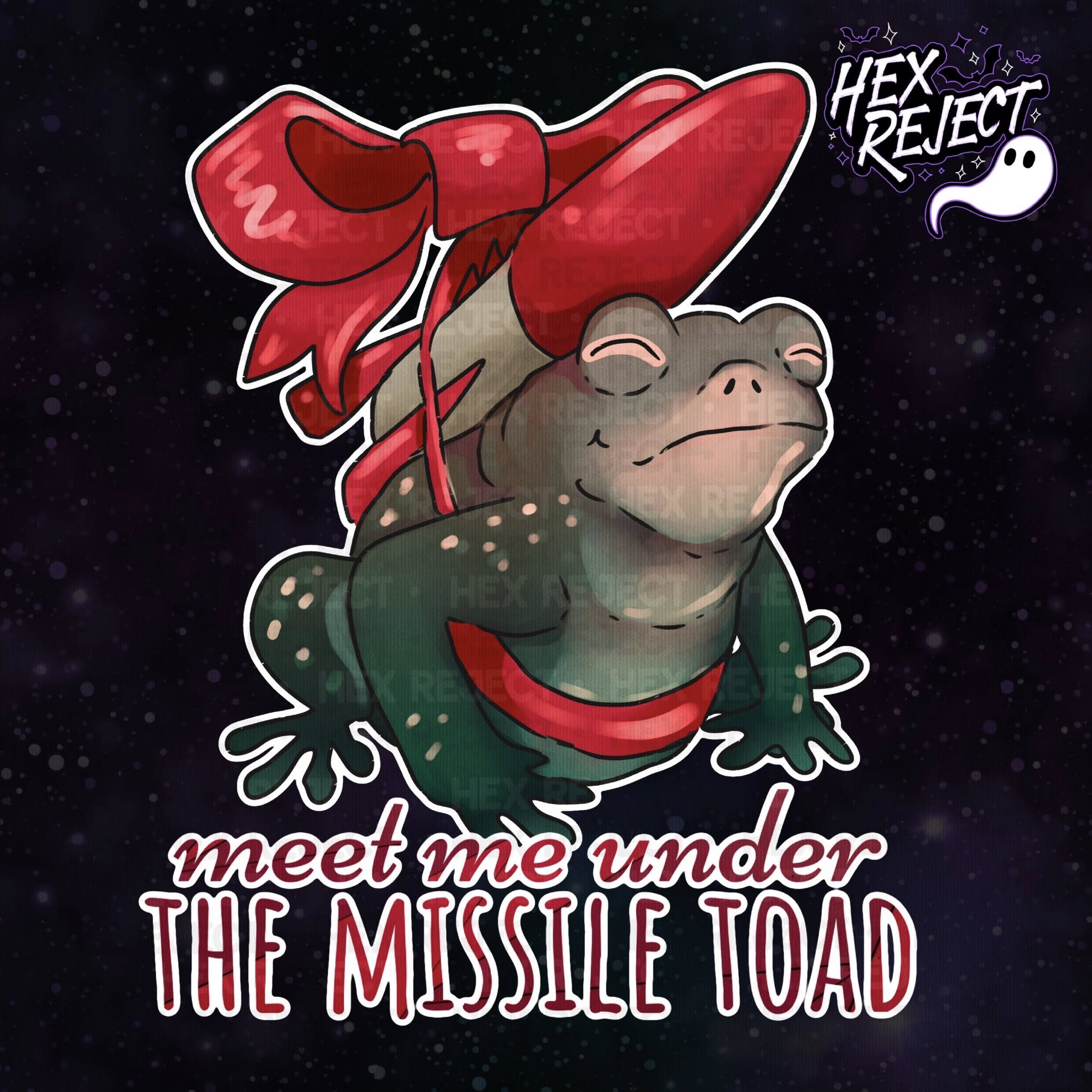 Missile Toads - Seamless & PNG files - Hexmas Advent Calendar - Day 1