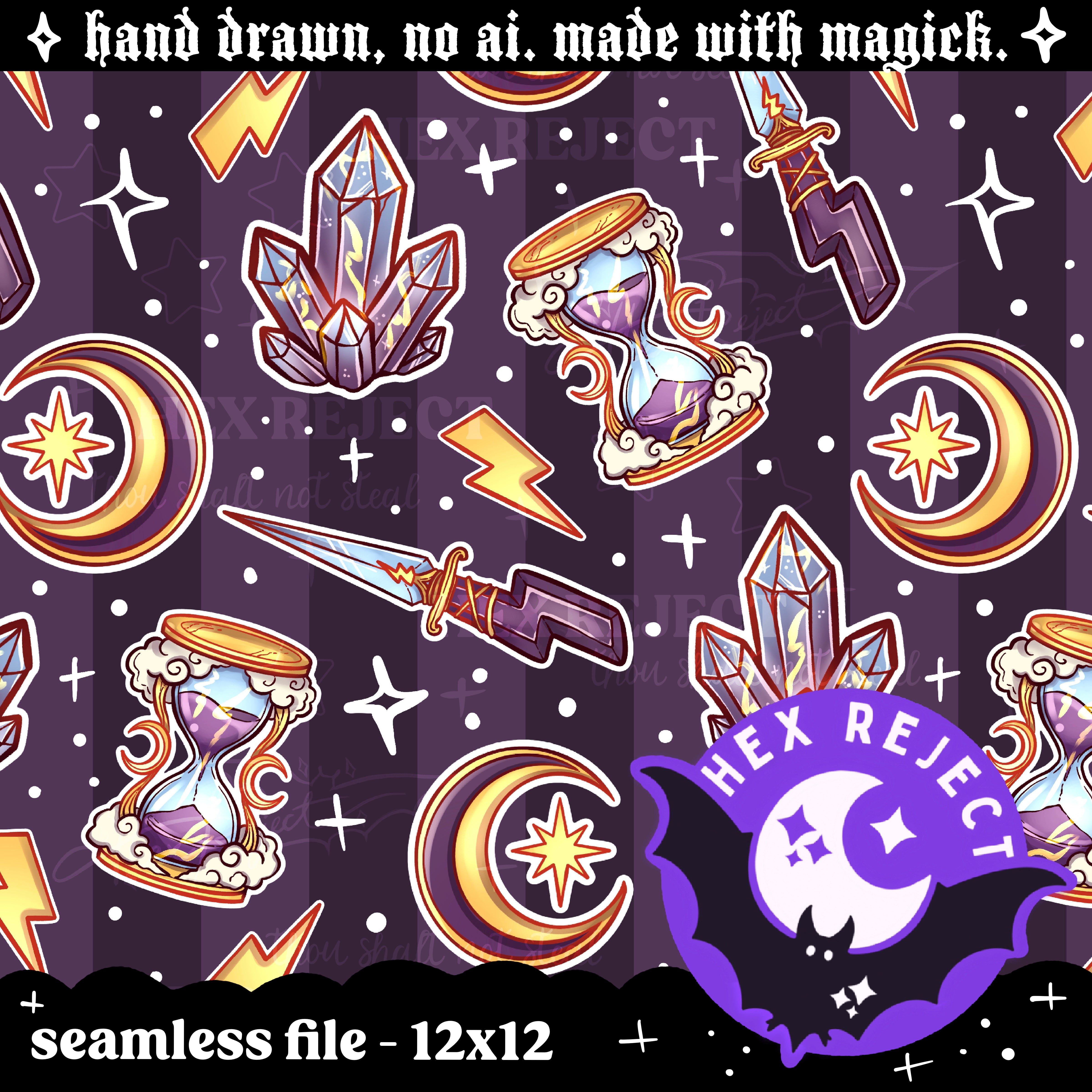 Electric Witch Coords - Seamless Files
