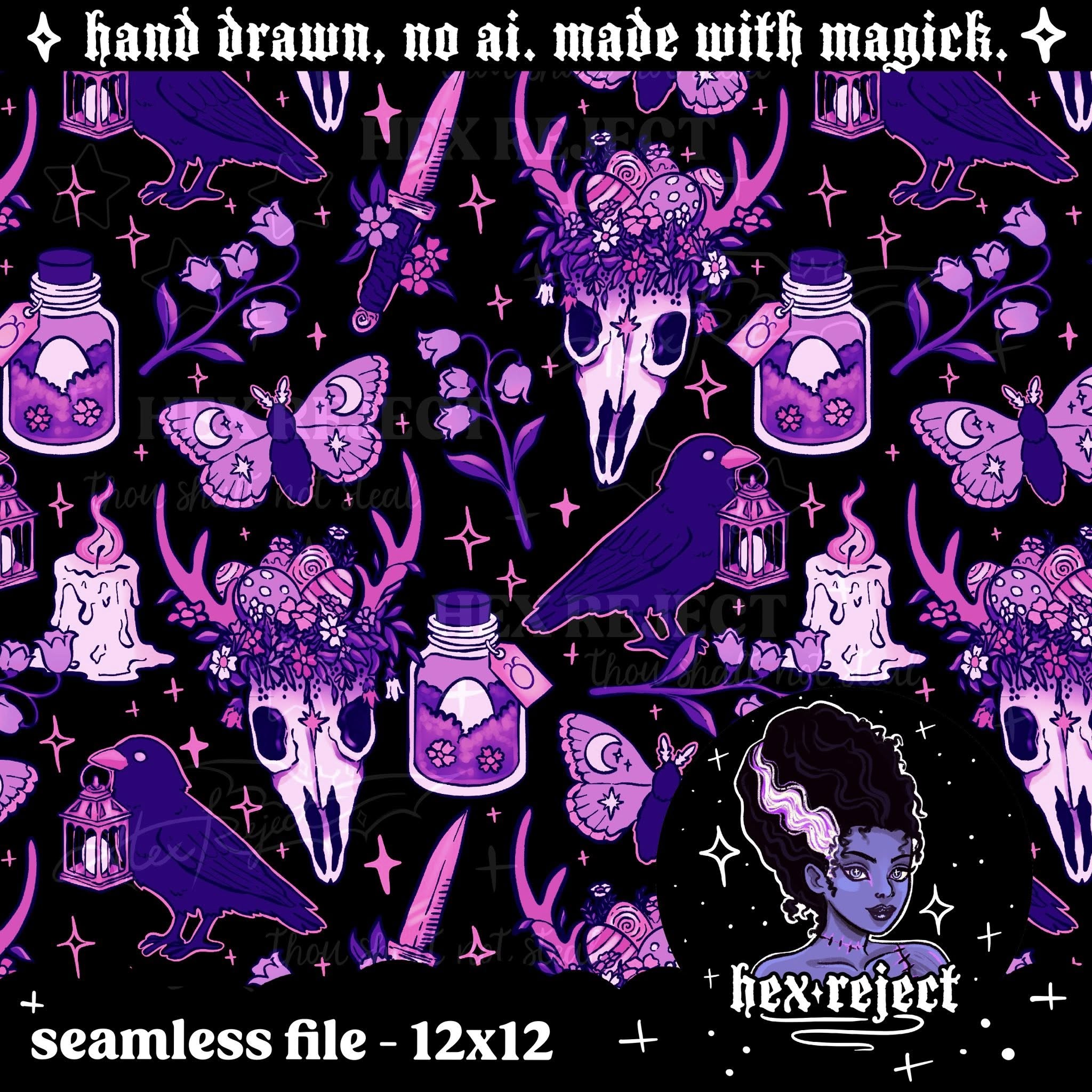 Ostara Blessings - Seamless file