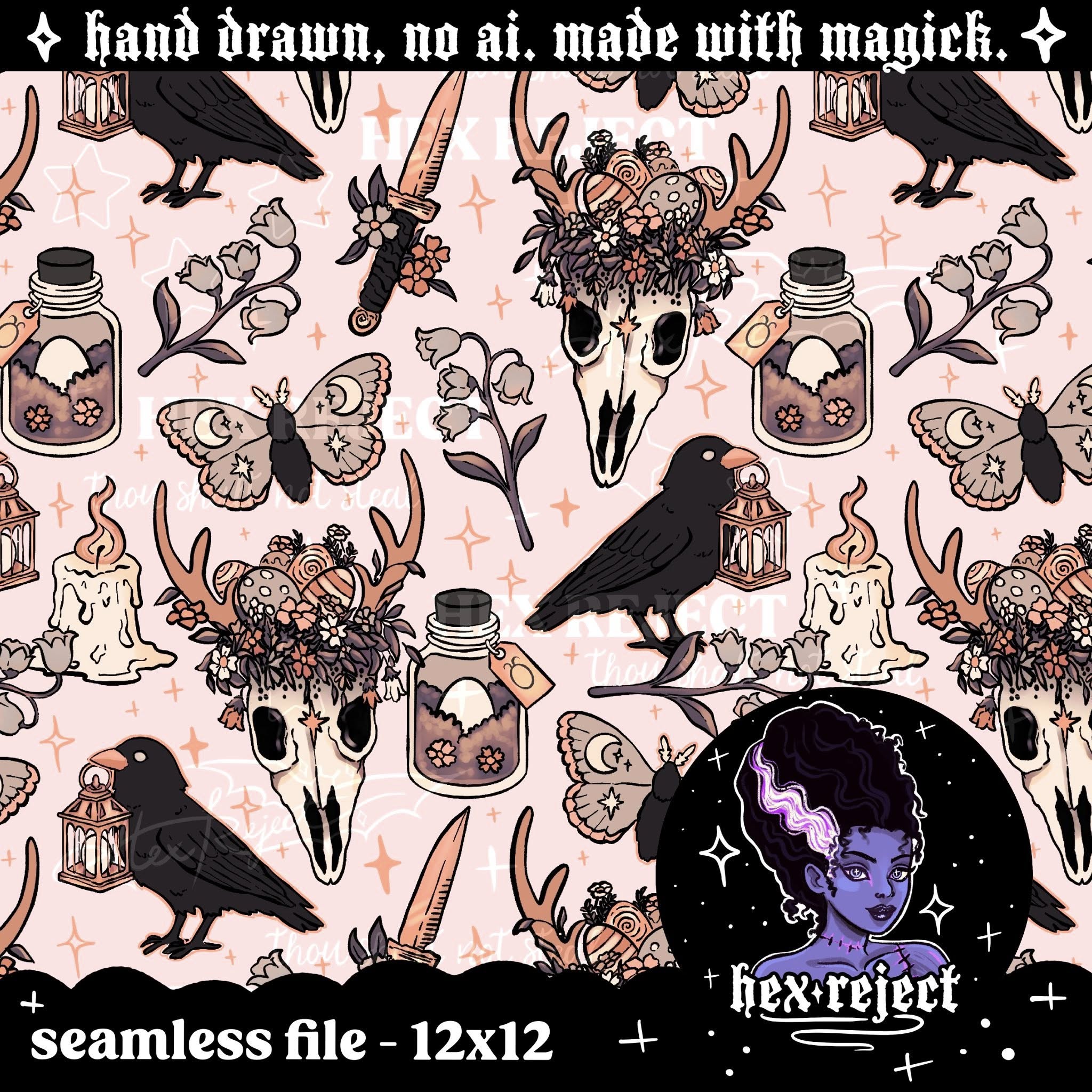 Ostara Blessings - Seamless file