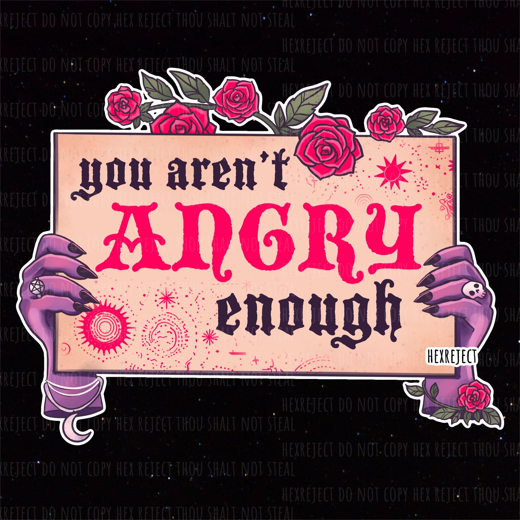 Witchy Protest Signs - PNG Bundle