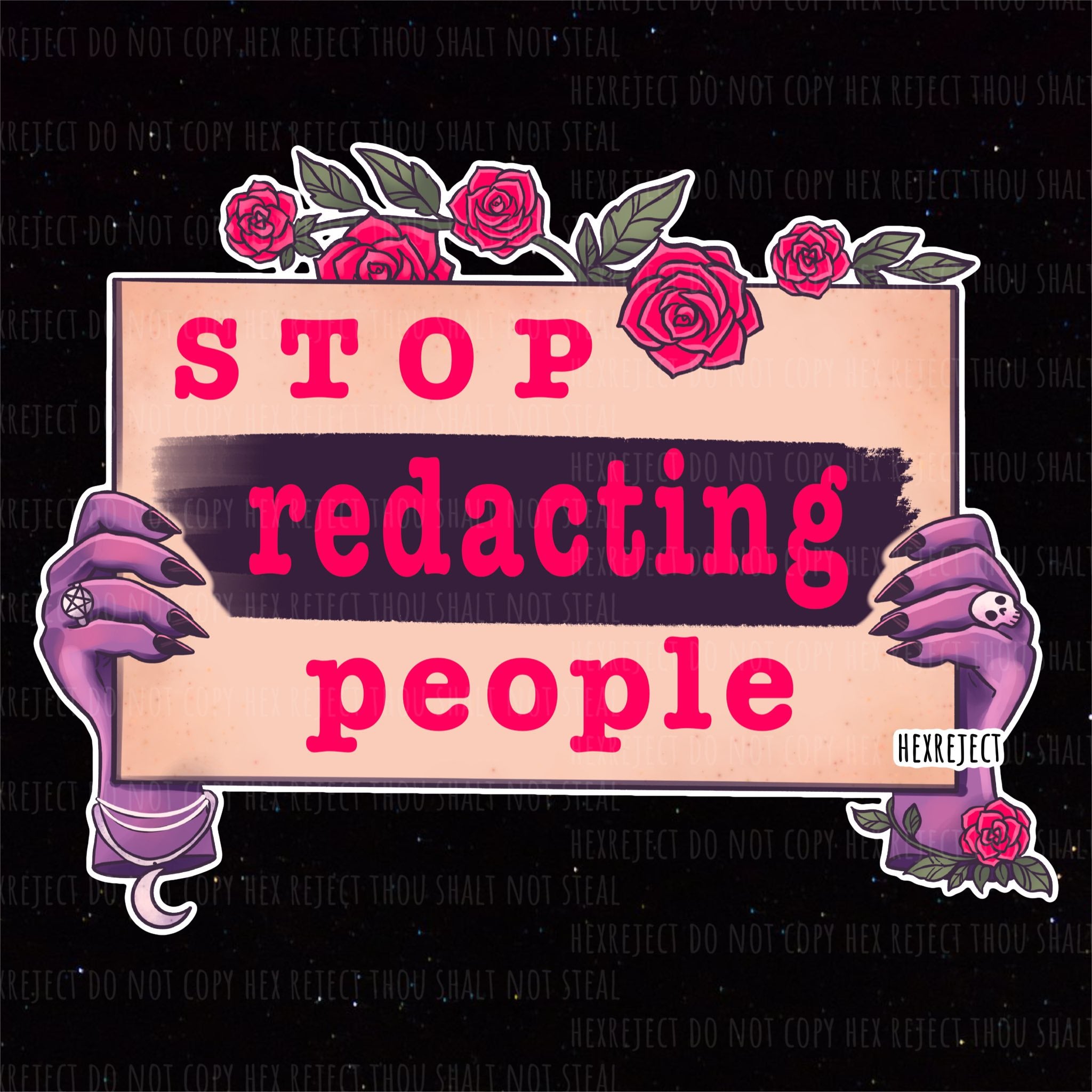 Witchy Protest Signs - PNG Bundle