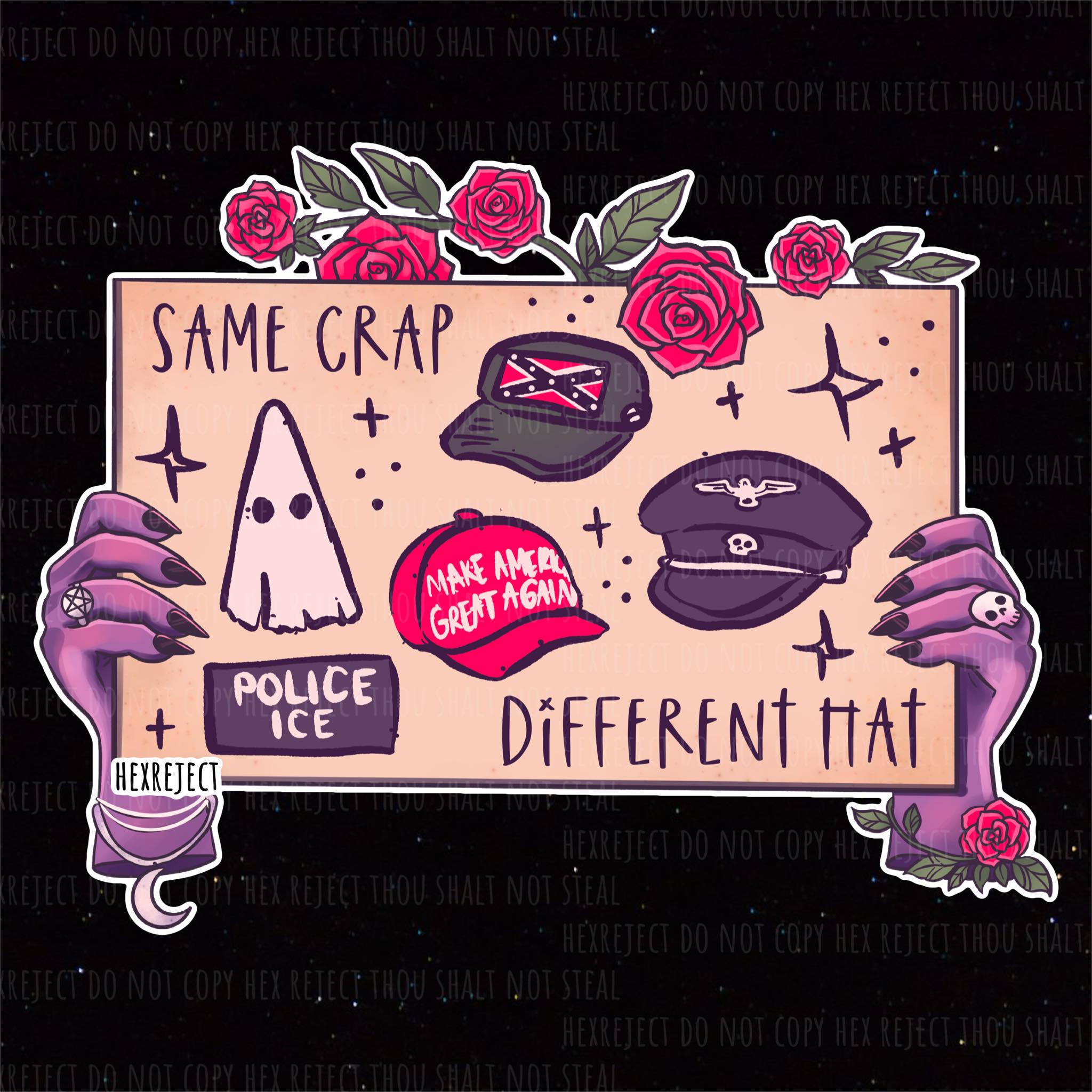 Witchy Protest Signs - PNG Bundle