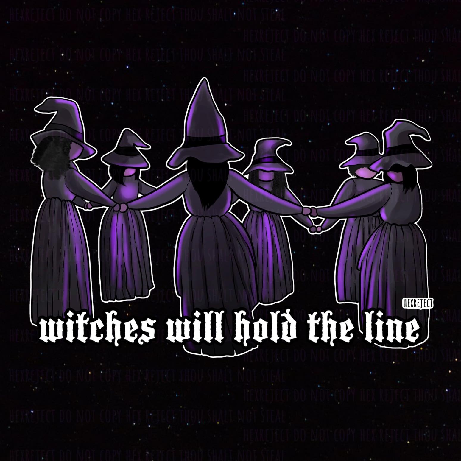 Witches will hold the line - Sub/PNG File